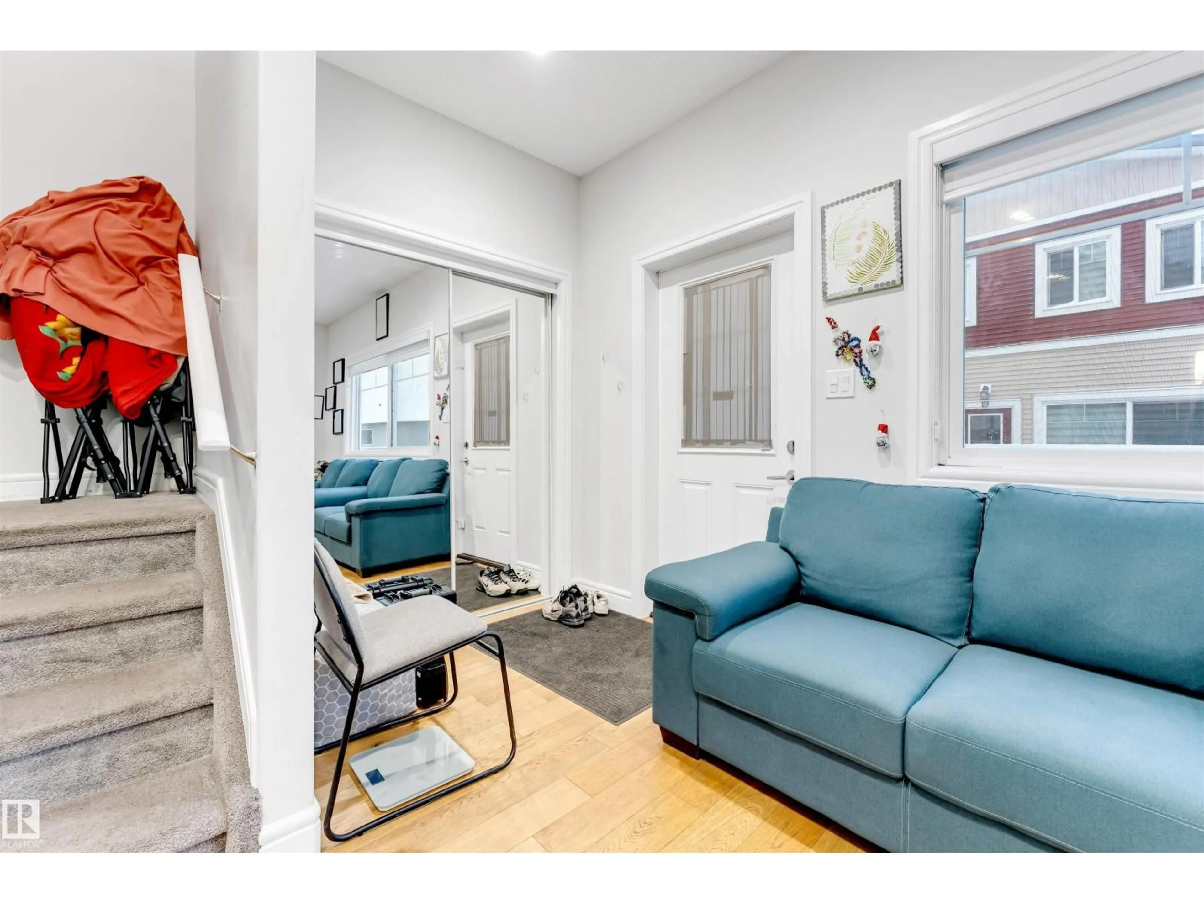 Living room with furniture, unknown for 50 - 2803 14 AV NW, Edmonton Alberta T6T2K4