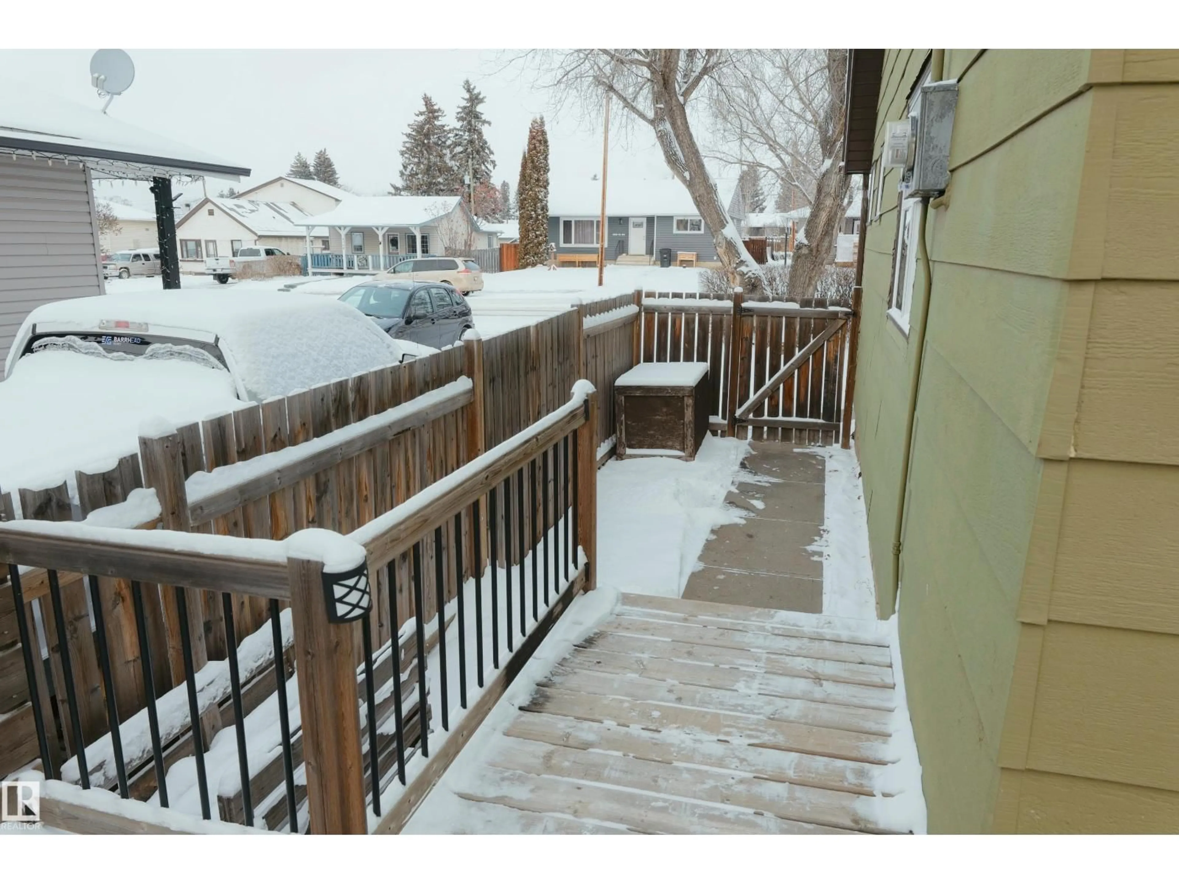 Patio, street for 4503 53 AV, Barrhead Alberta T7N1G2