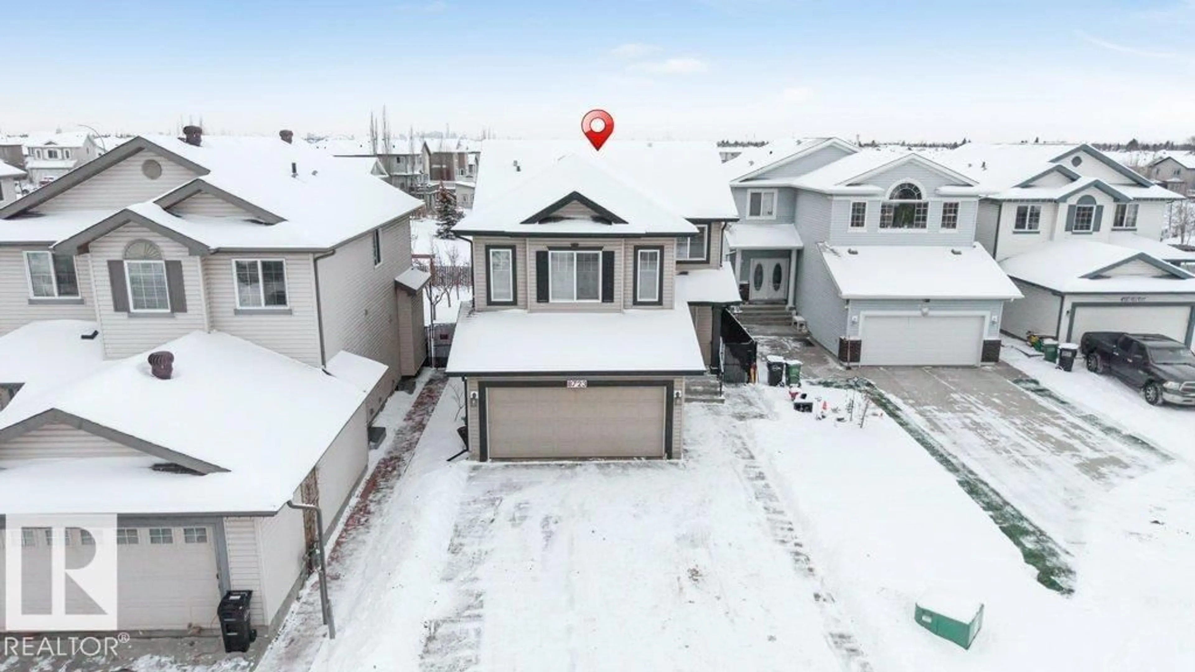 A pic from outside/outdoor area/front of a property/back of a property/a pic from drone, street for 8723 178 AV, Edmonton Alberta T5Z0B8