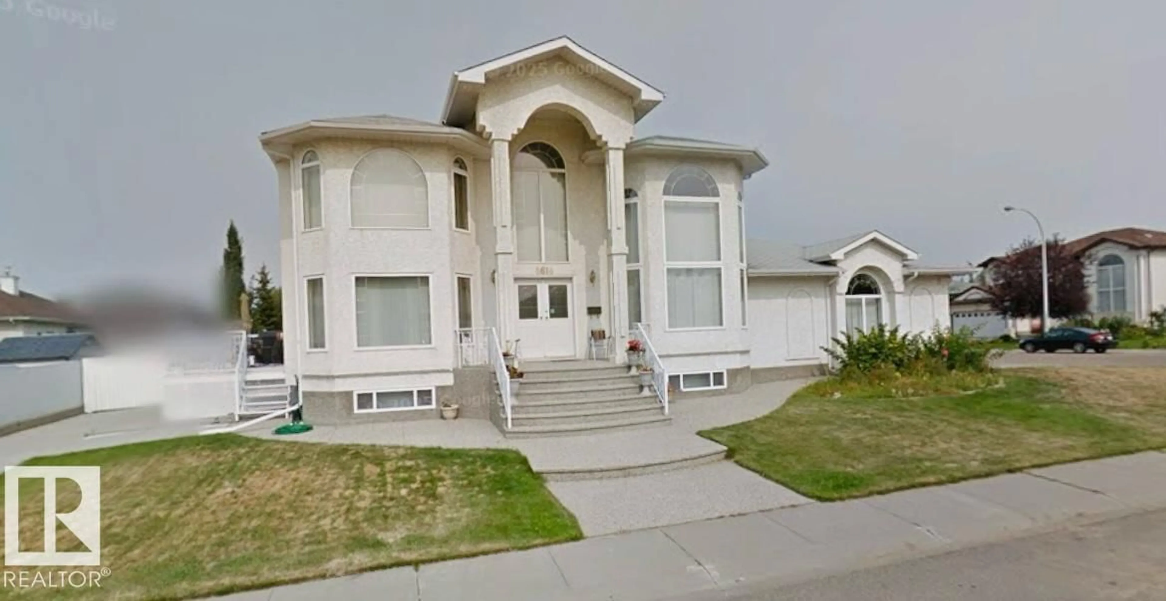 Home with vinyl exterior material, street for 8616 159A AV, Edmonton Alberta T5Z3E8