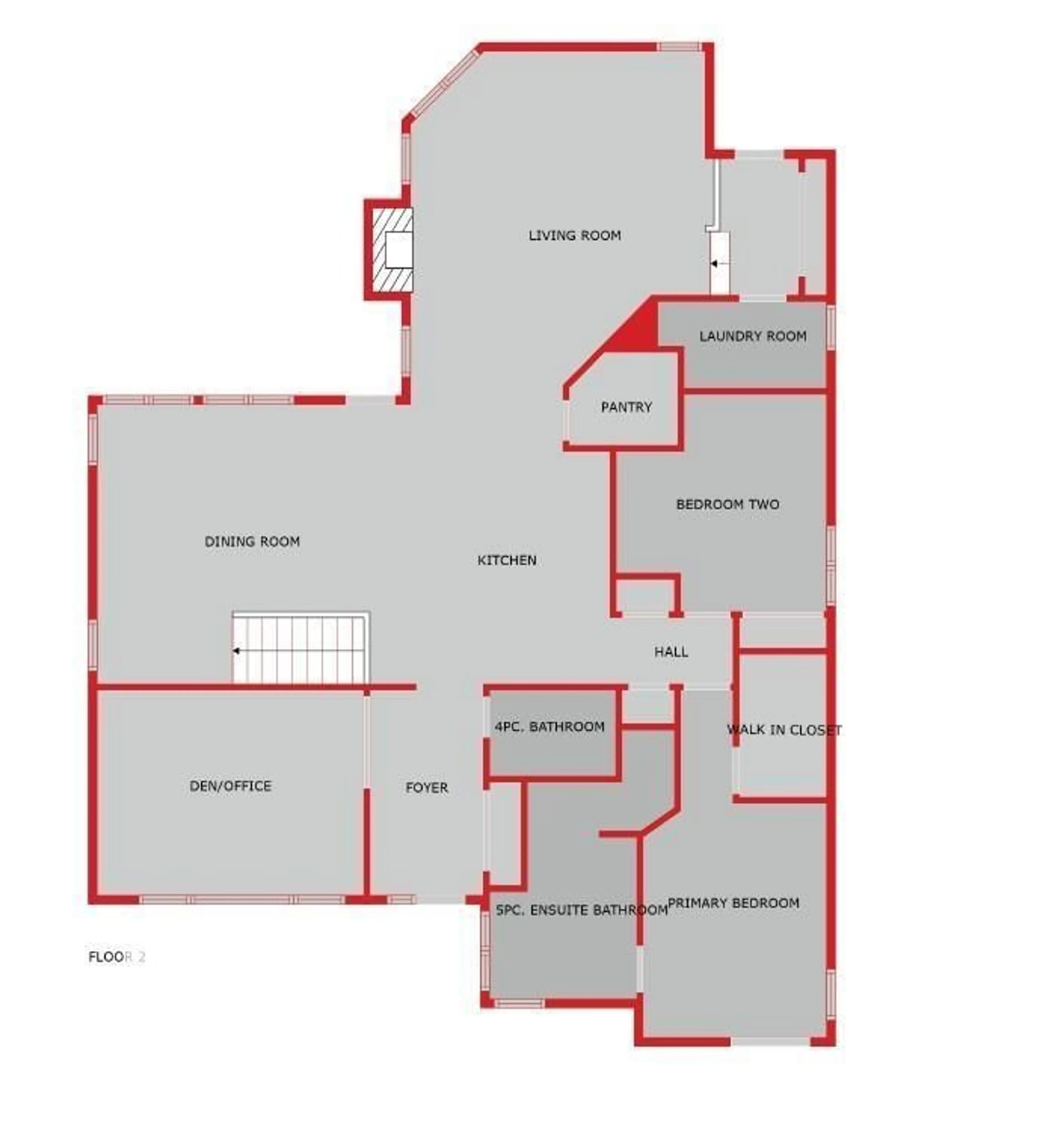 Floor plan for 5704 144 ST, Edmonton Alberta T6H4H4