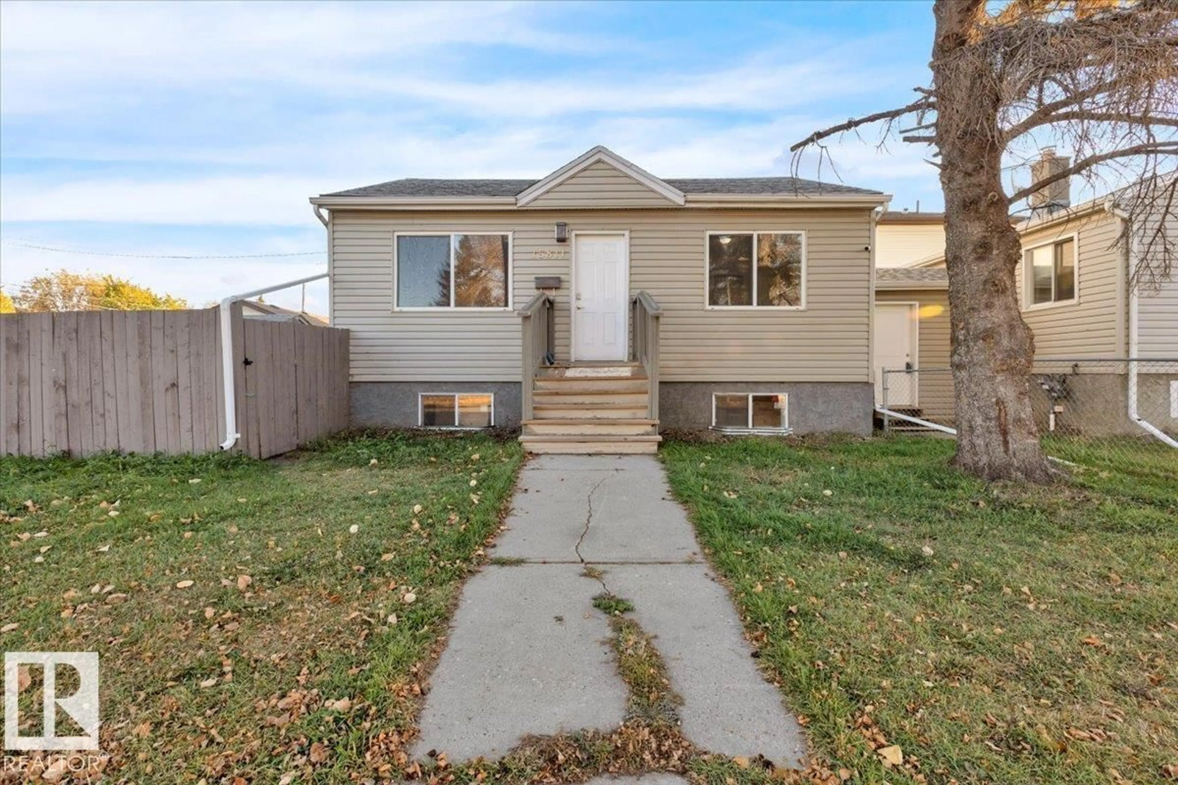 Home with vinyl exterior material, street for 10345 159 ST, Edmonton Alberta T5P3A5