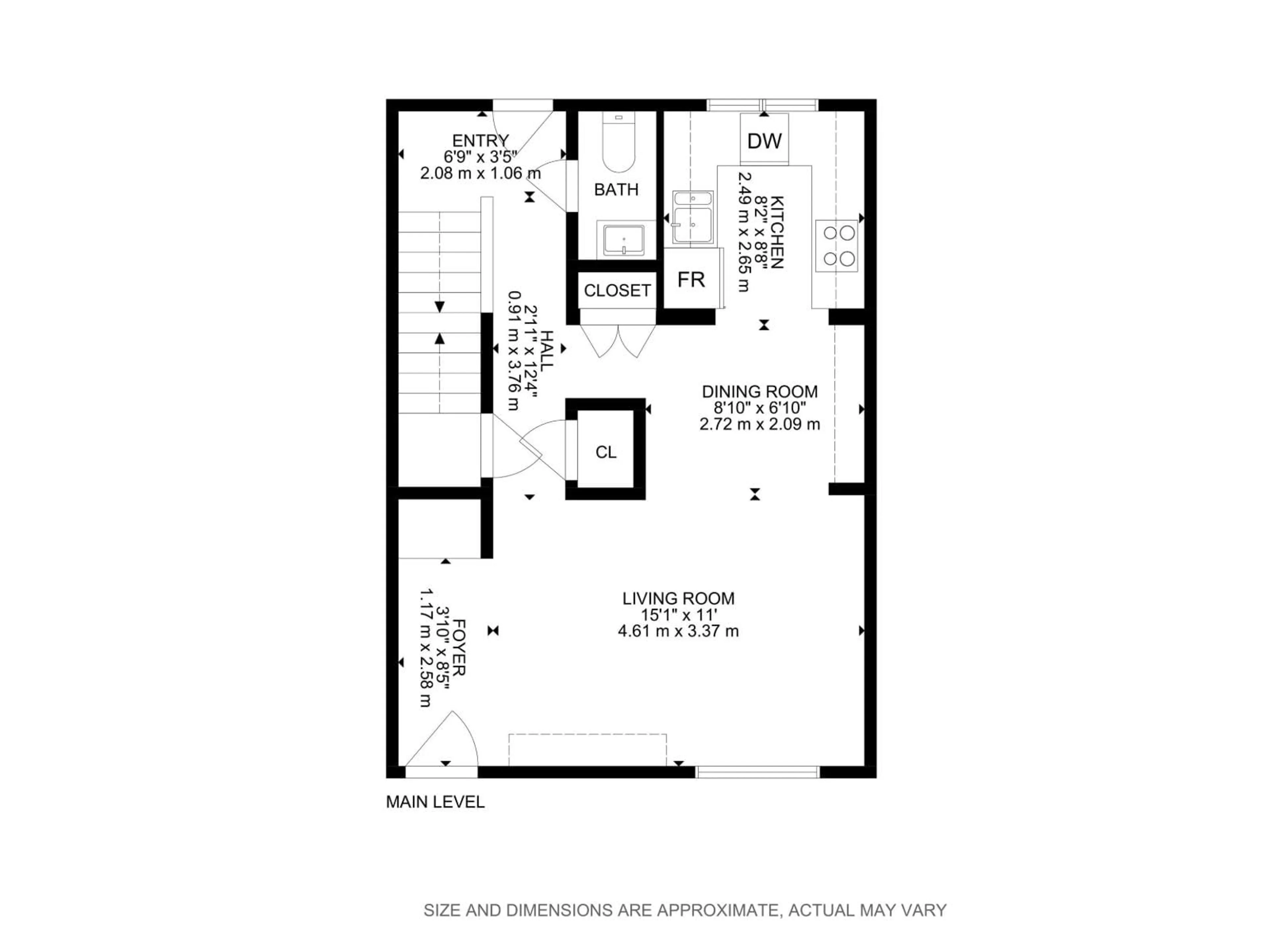 Floor plan for 223 DICKINSFIELD CO, Edmonton Alberta T5E5V8