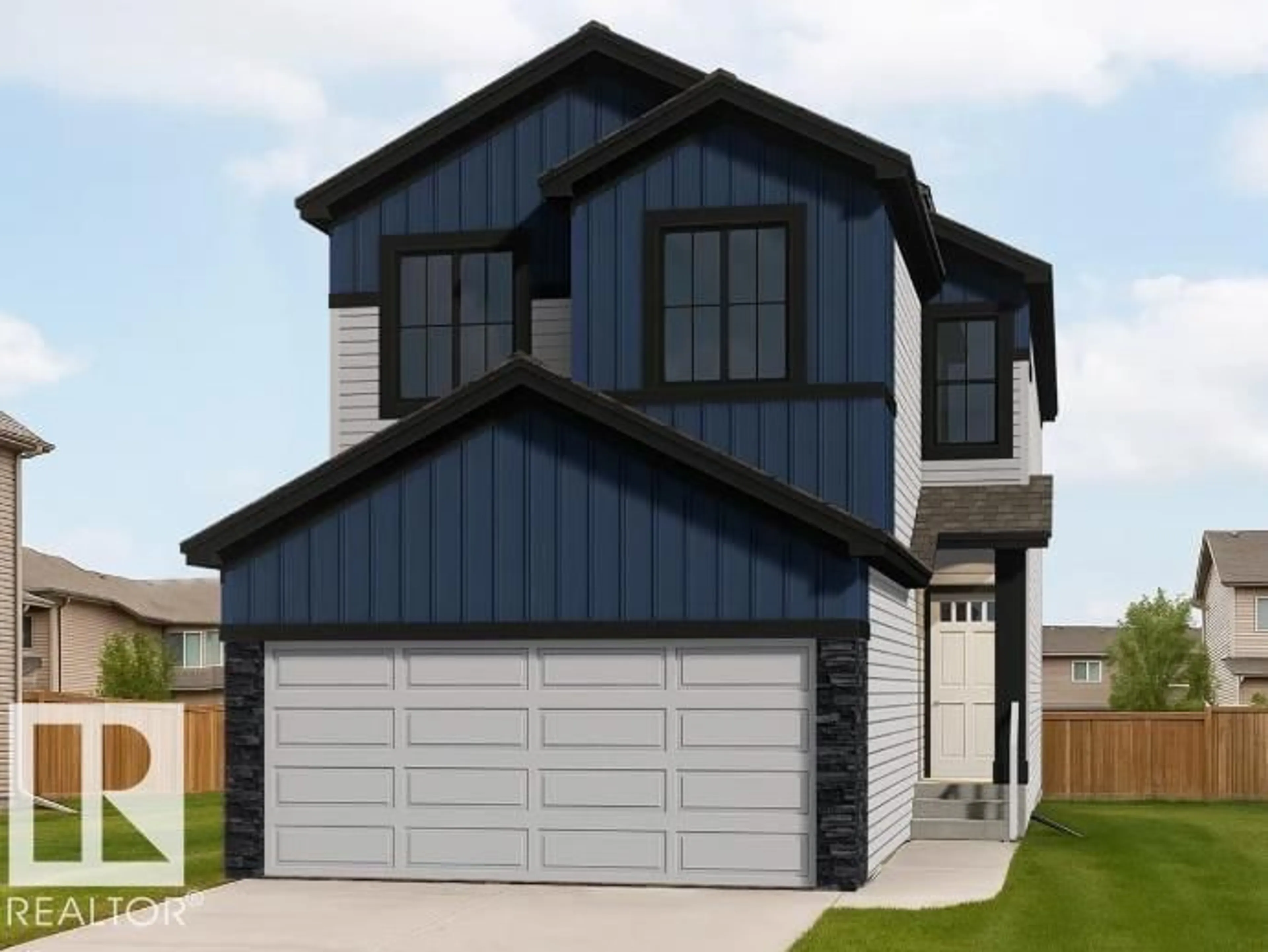 Home with vinyl exterior material, street for 15 GABLE CM, Spruce Grove Alberta T7X2W2
