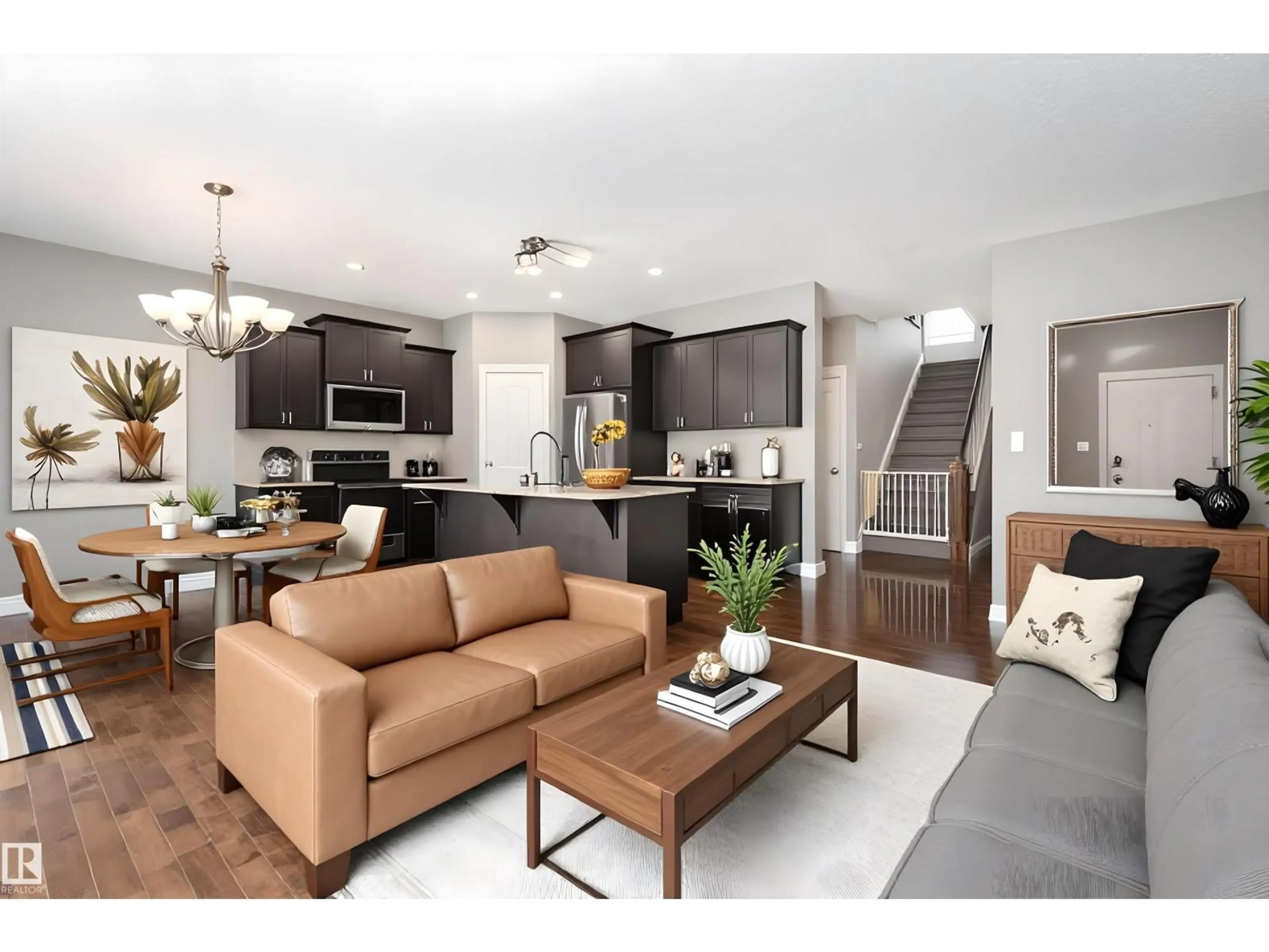 Open concept kitchen, unknown for 15863 10 AV, Edmonton Alberta T6W2H2