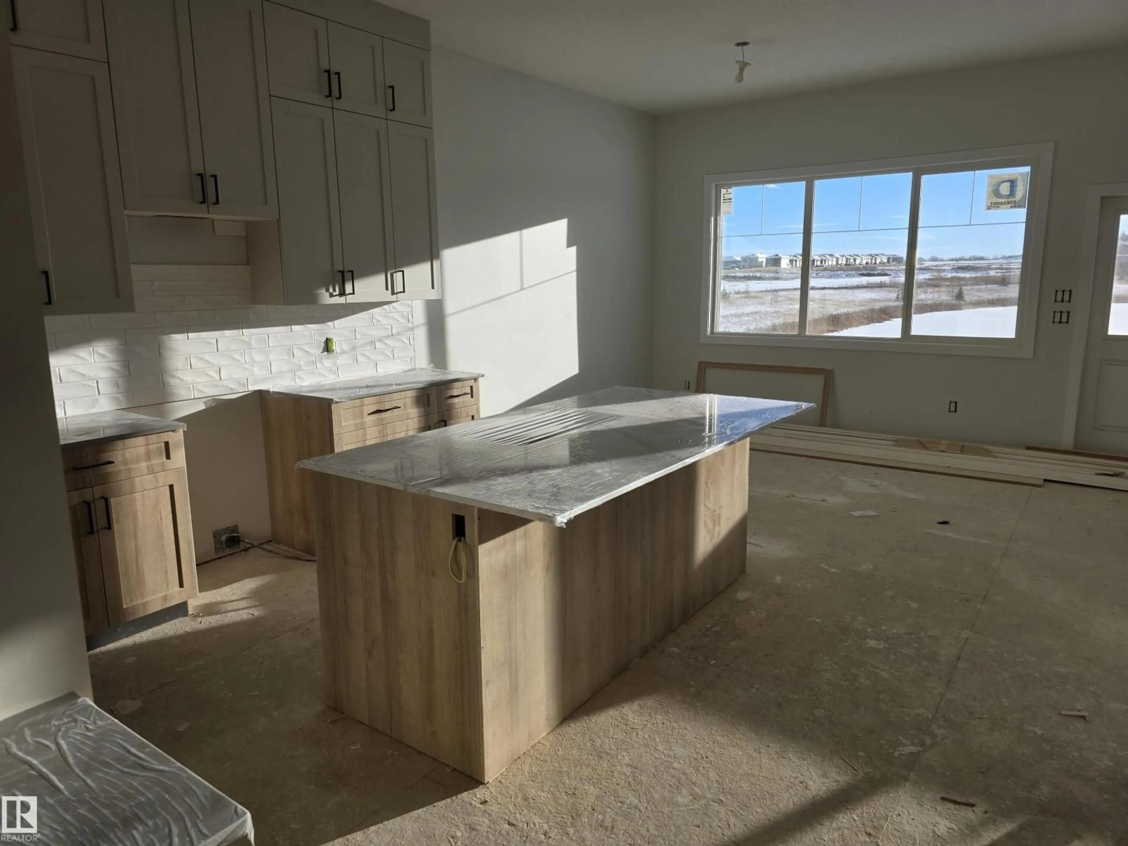 Open concept kitchen, ceramic/tile floor for 172 CALEDON CR, Spruce Grove Alberta T7X4E3