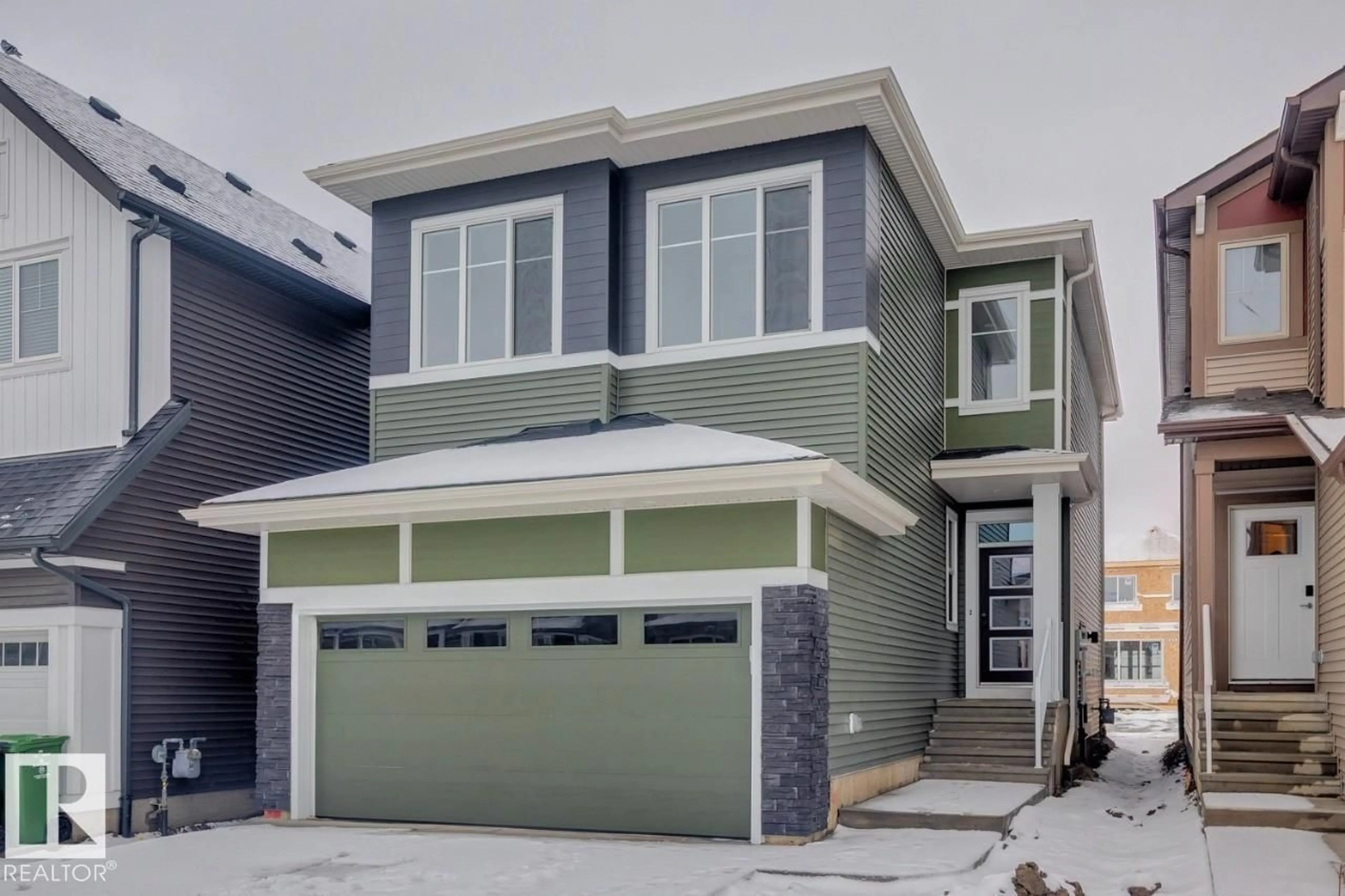 Home with vinyl exterior material, street for 7119 51 AV, Beaumont Alberta T4X3E6