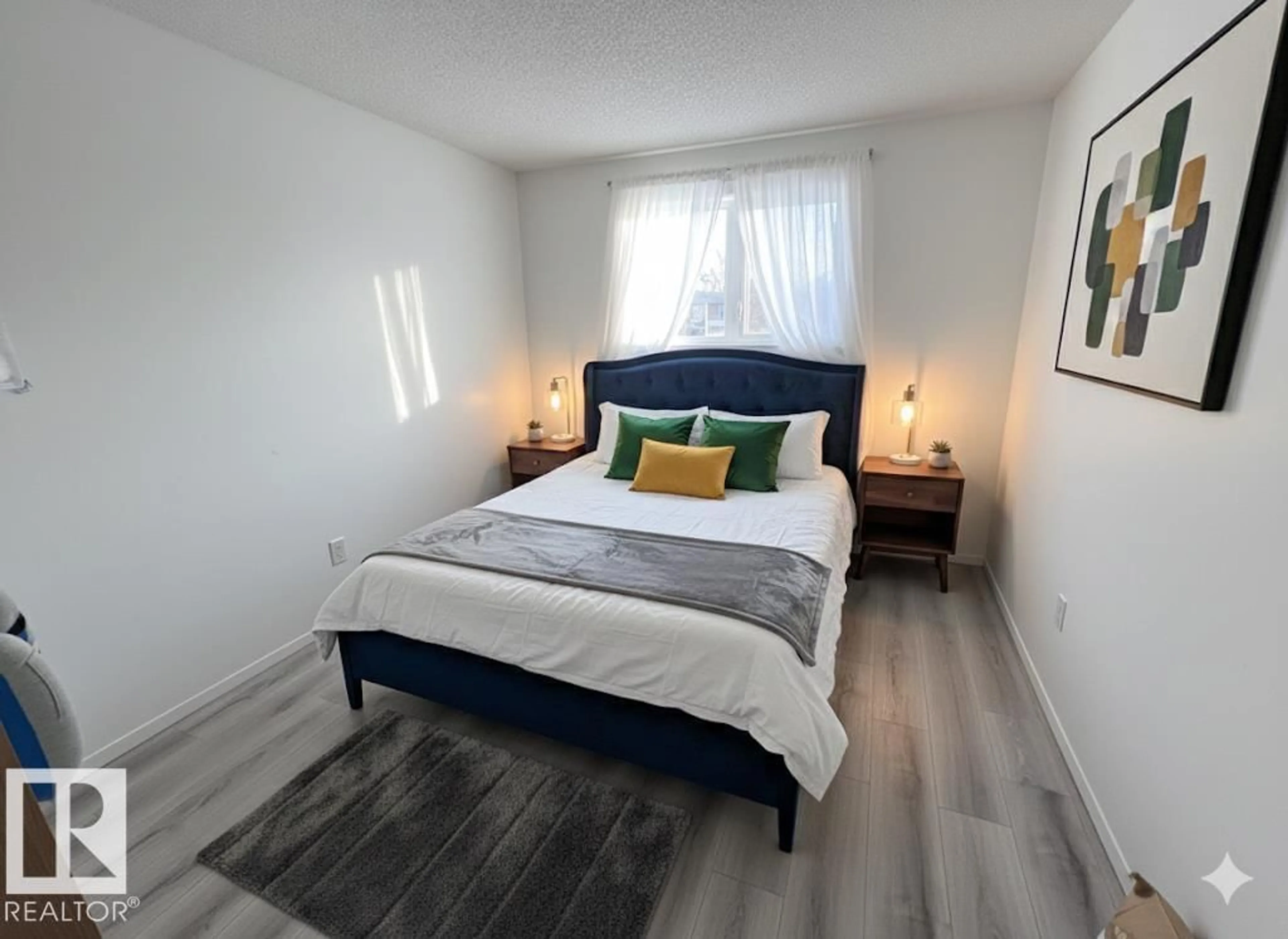 Bedroom with bed, unknown for #212 - 2620 MILL WOODS RD E, Edmonton Alberta T6L5K6