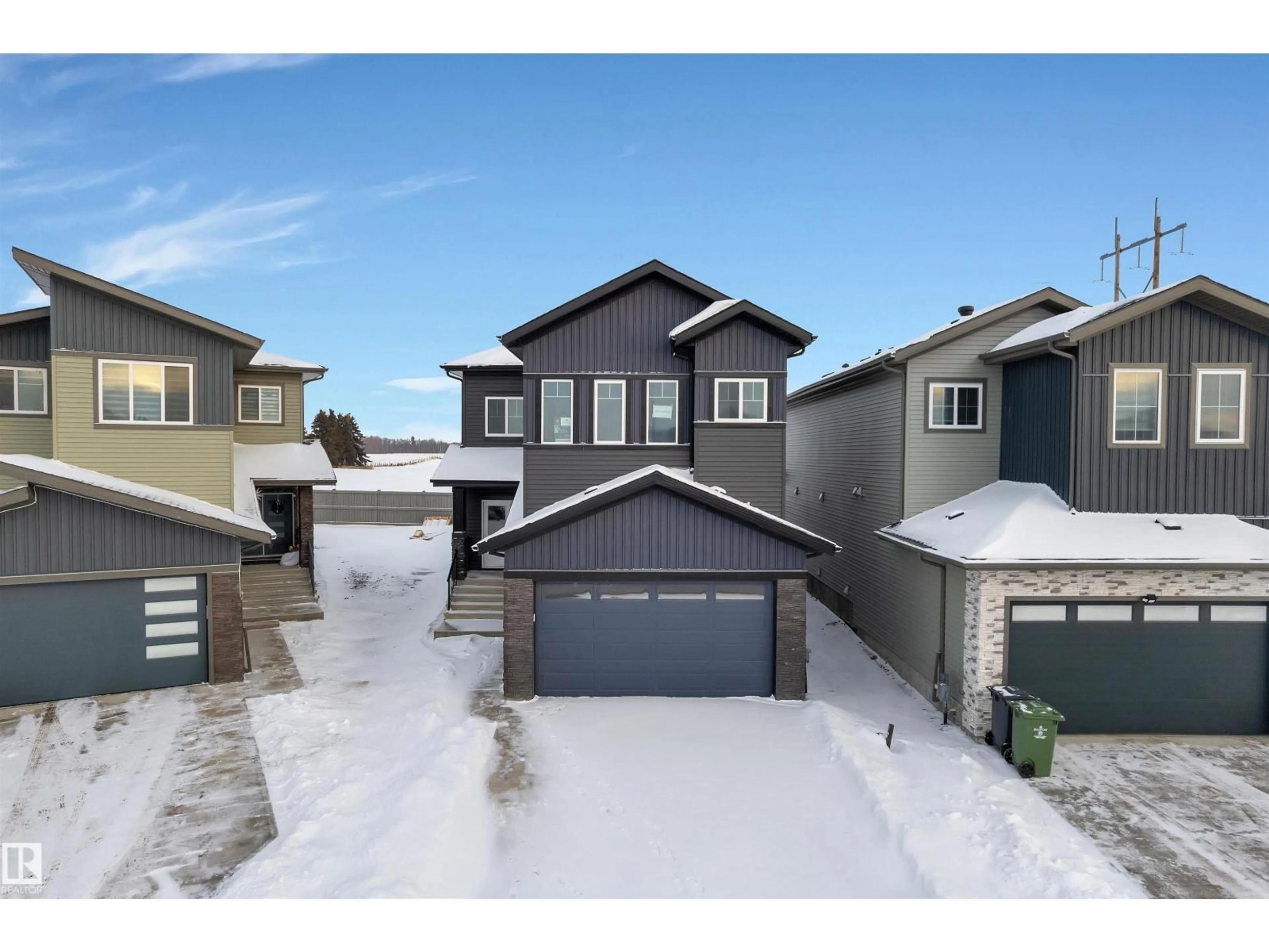 A pic from outside/outdoor area/front of a property/back of a property/a pic from drone, street for 4011 35 ST, Beaumont Alberta T4X3H3