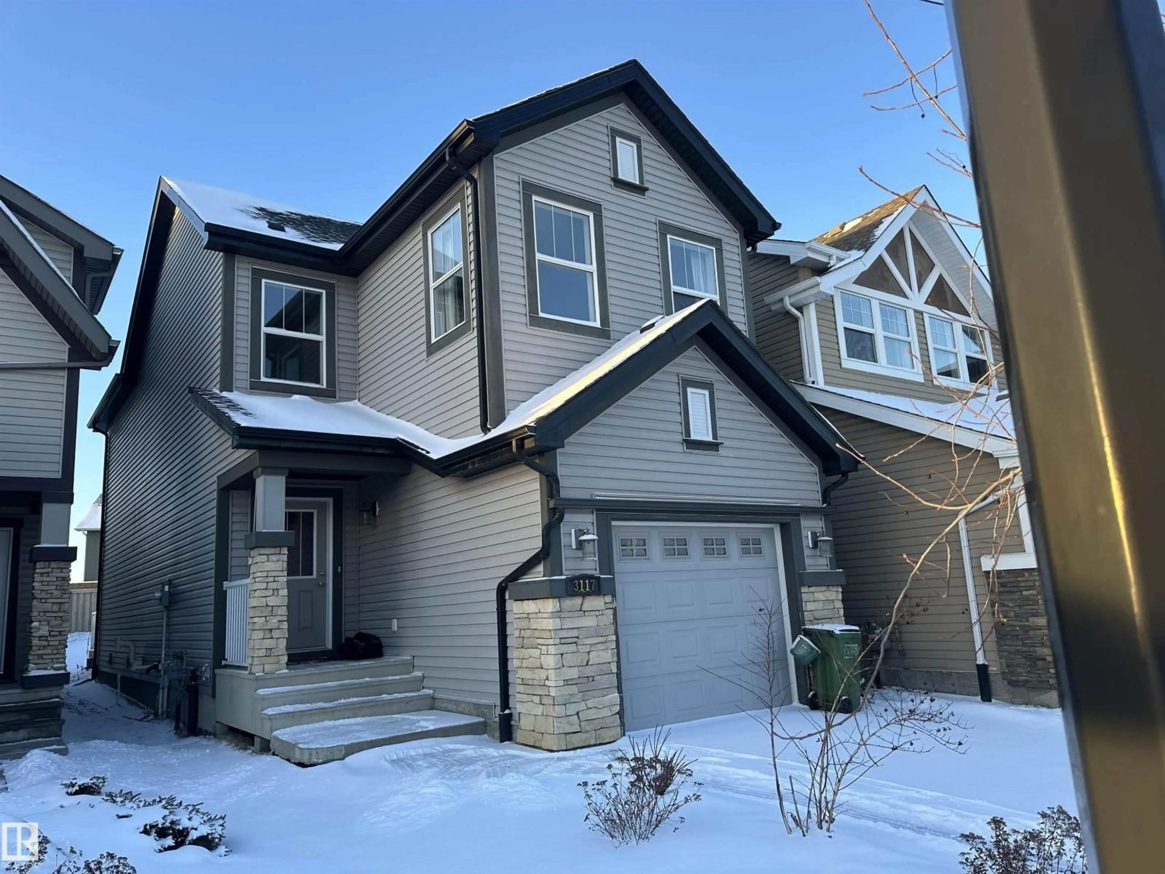 Home with vinyl exterior material, street for SW - 3117 ARTHURS CR, Edmonton Alberta T6W2H7