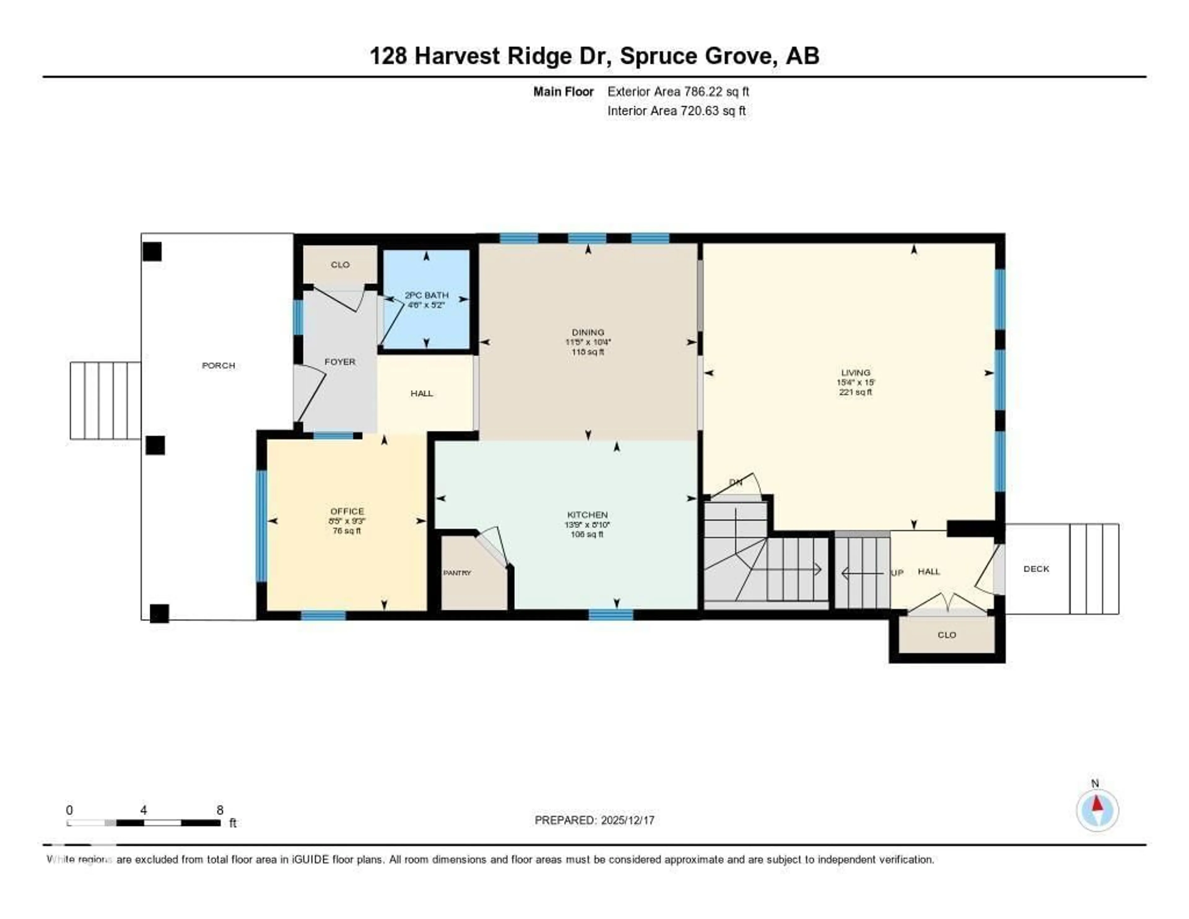 Floor plan for 128 HARVEST RIDGE DR, Spruce Grove Alberta T7X0V9