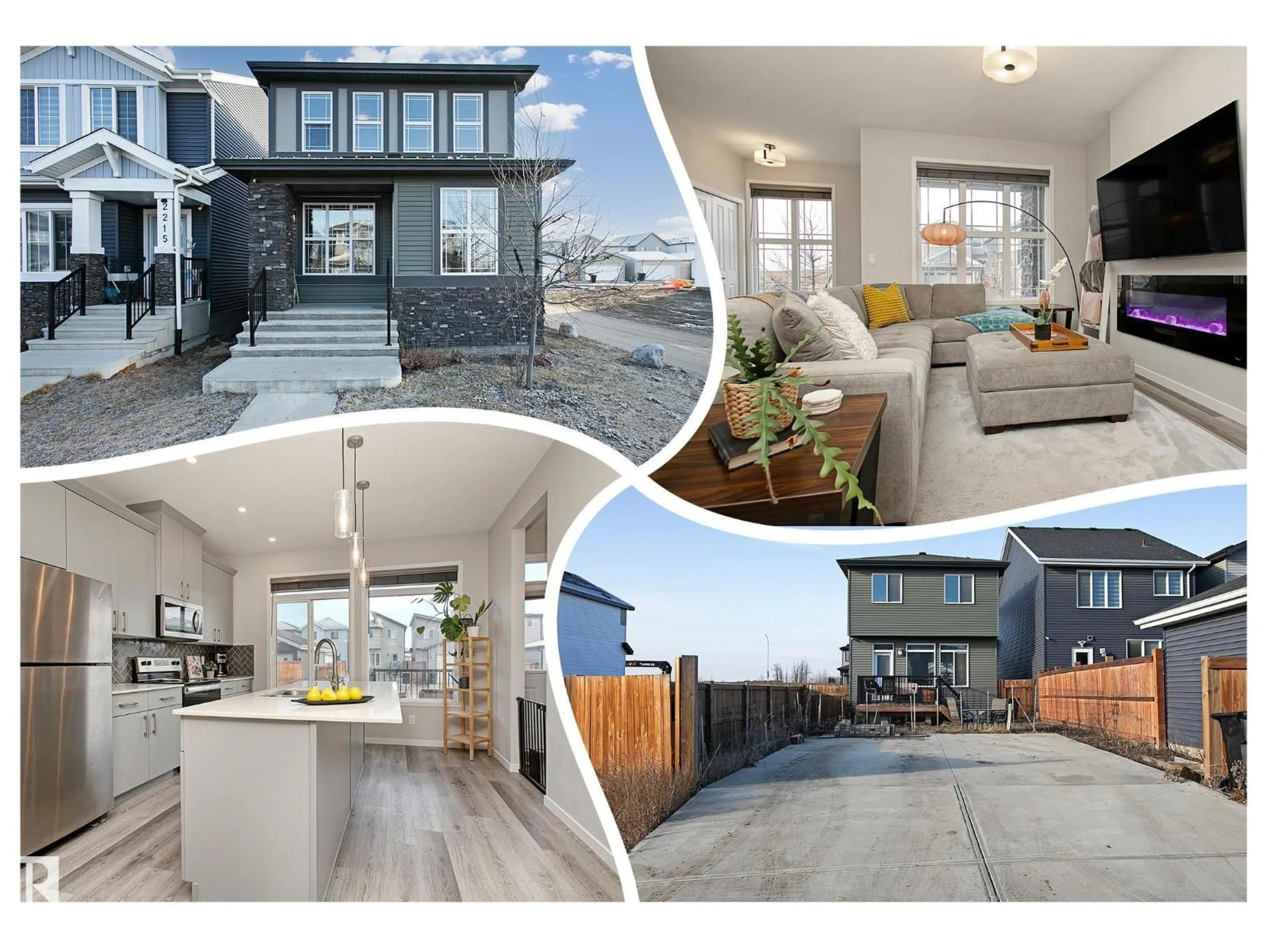 Open concept kitchen, unknown for SW - 2219 160 ST, Edmonton Alberta T6W4E5