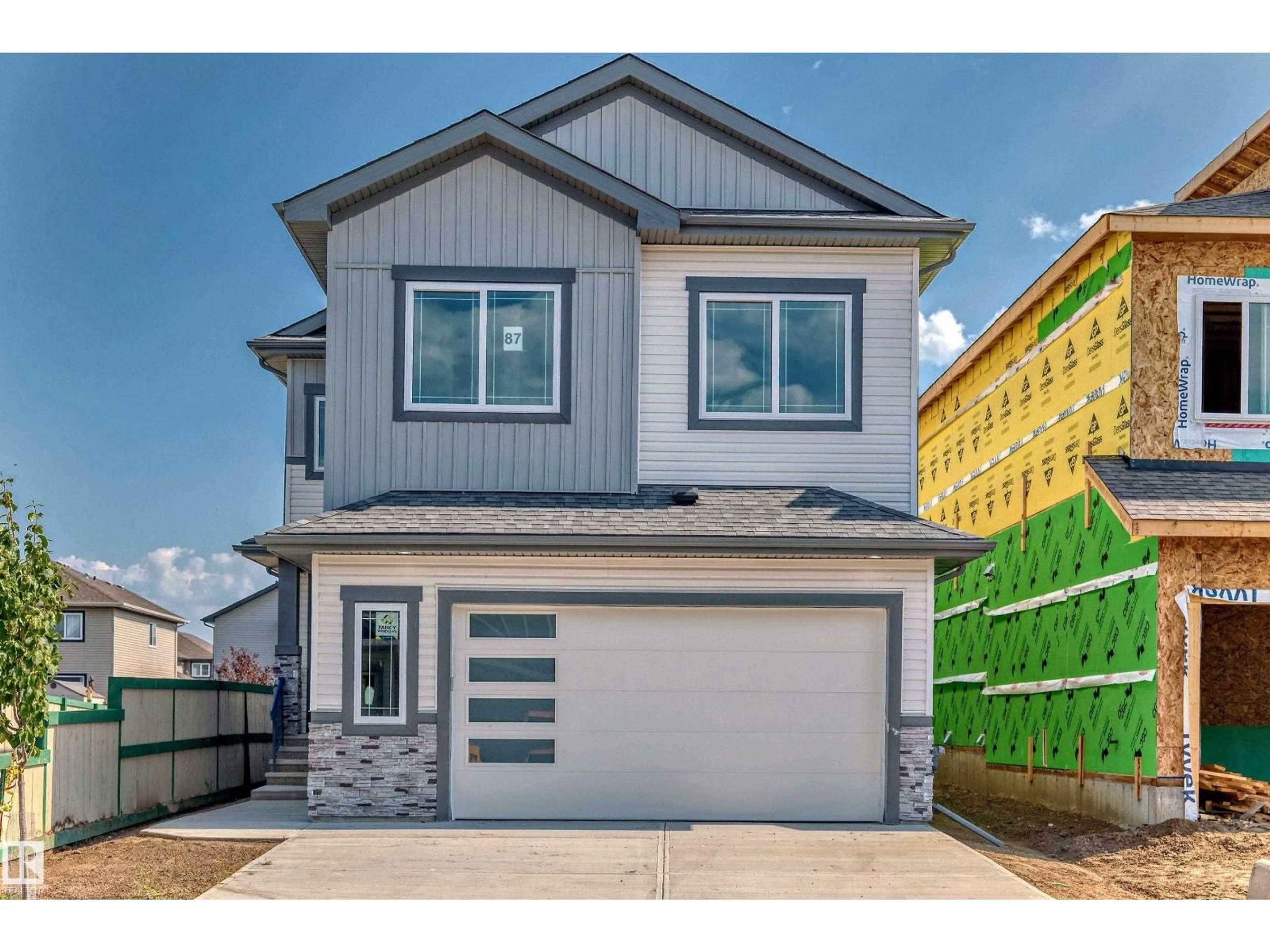 Home with vinyl exterior material, street for 6224 29 AV, Edmonton Alberta T6X3J2