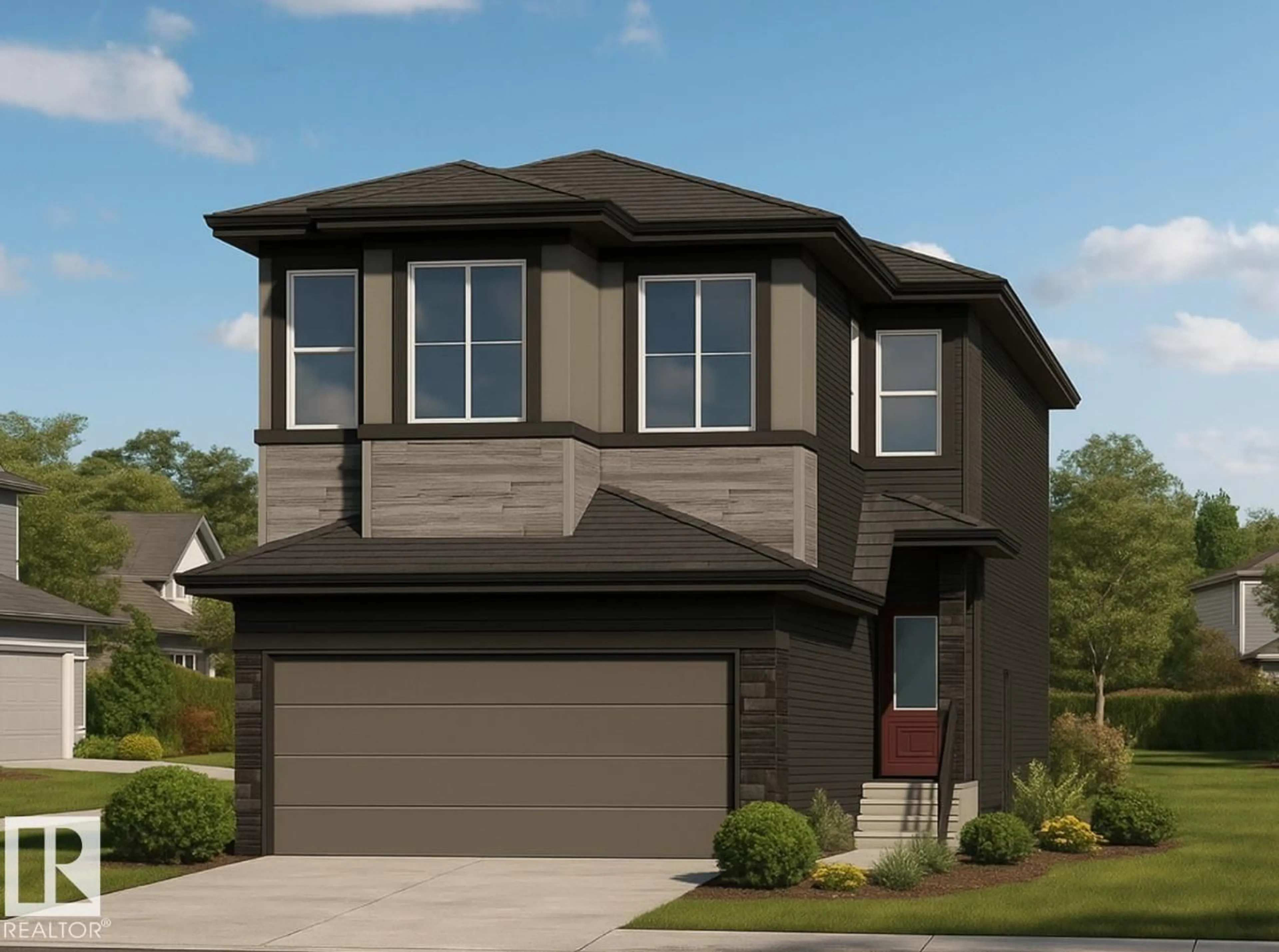 Home with brick exterior material, street for SW - 320 27 ST, Edmonton Alberta T6X3H9