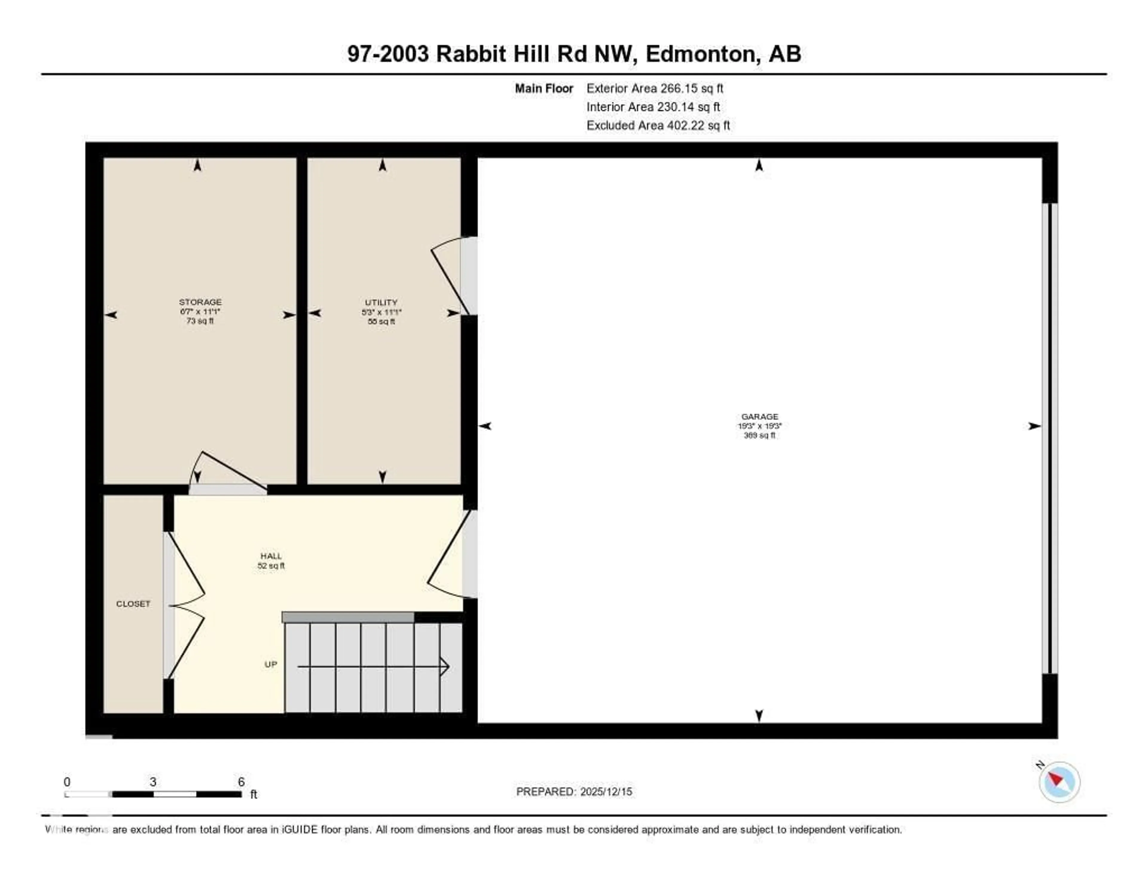 Floor plan for #97 - 2003 RABBIT HILL RD, Edmonton Alberta T6R0R7