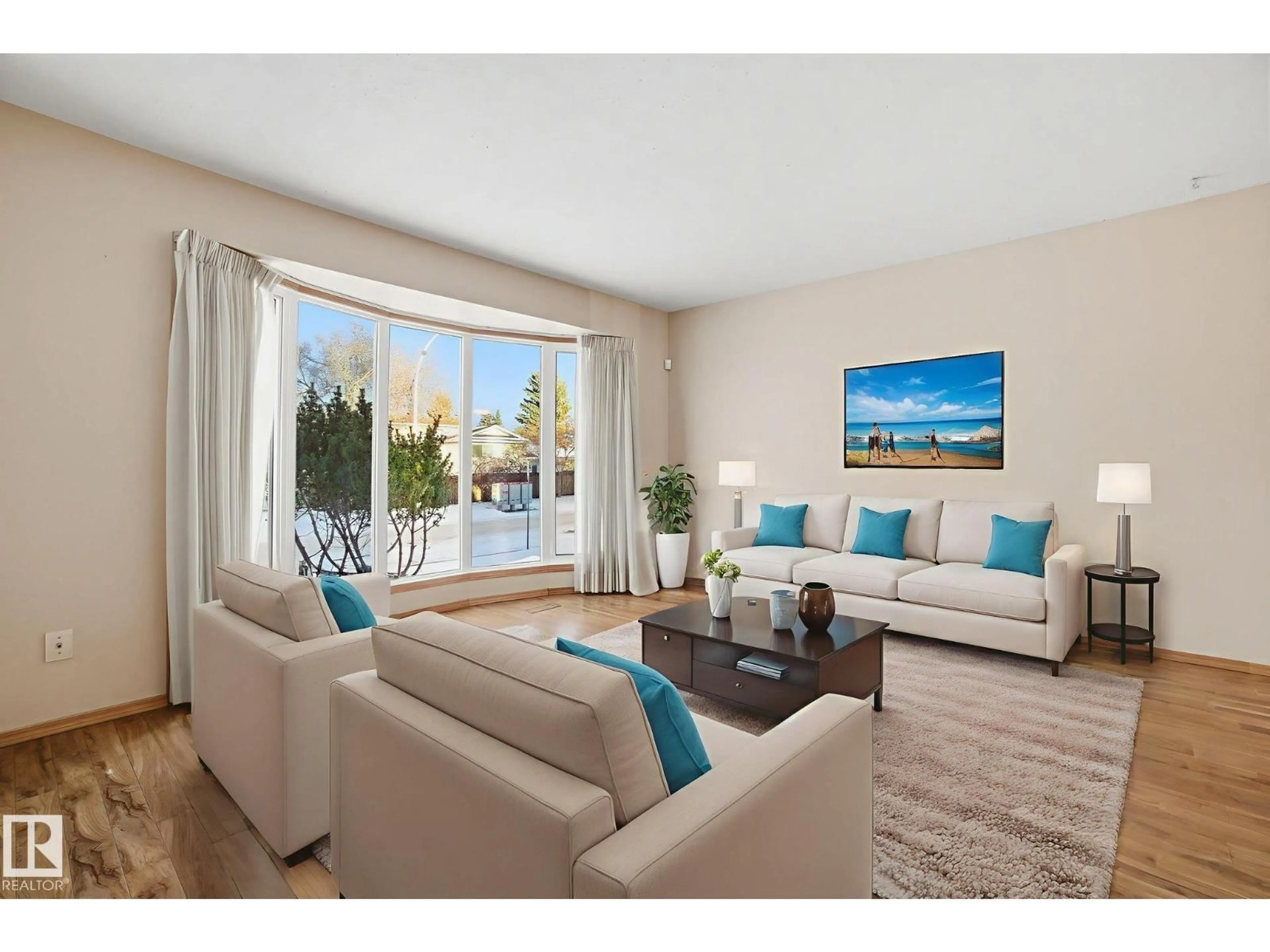 Living room with furniture, unknown for 6723 40 AV, Edmonton Alberta T6K1R9