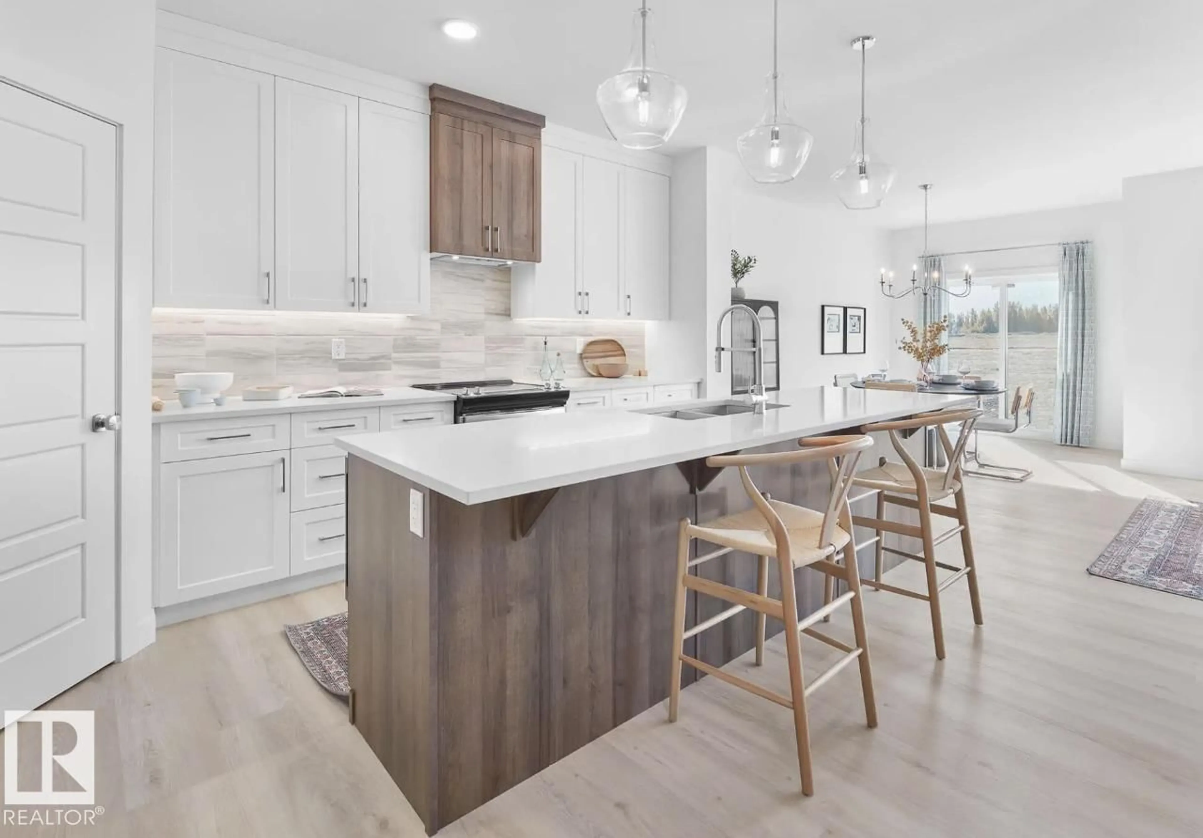 Open concept kitchen, unknown for 22376 90 AV, Edmonton Alberta T5T7X2