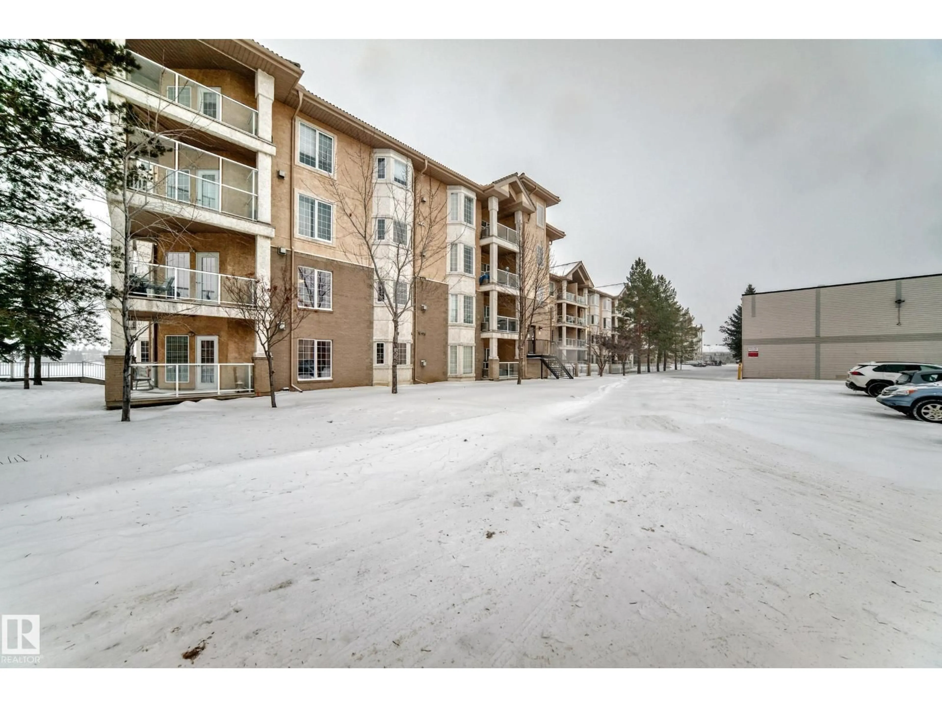 Patio, water/lake/river/ocean view for #301 - 11260 153 AV, Edmonton Alberta T5X6E7