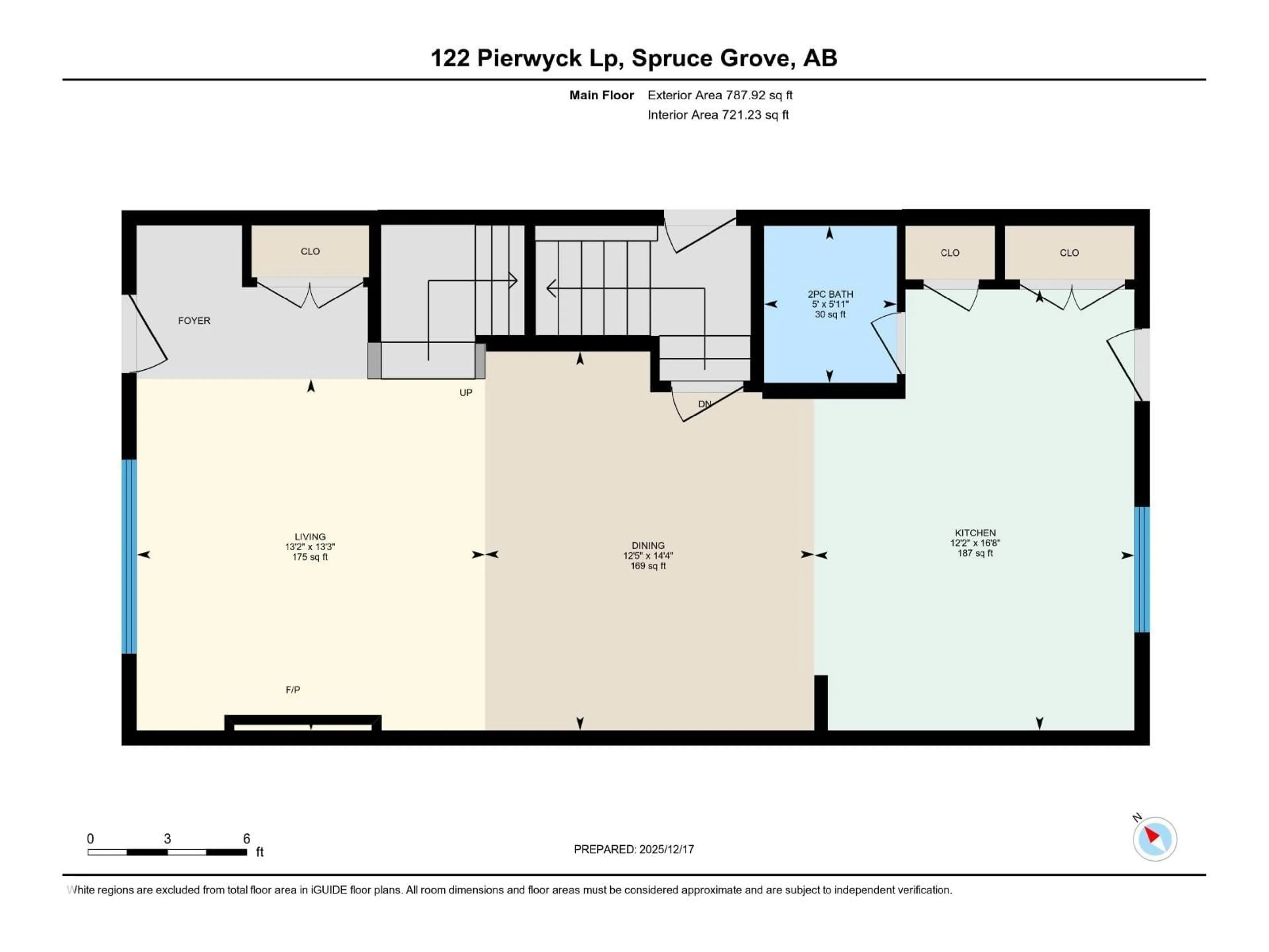 Floor plan for 122 PIERWYCK LO, Spruce Grove Alberta T7X4G2