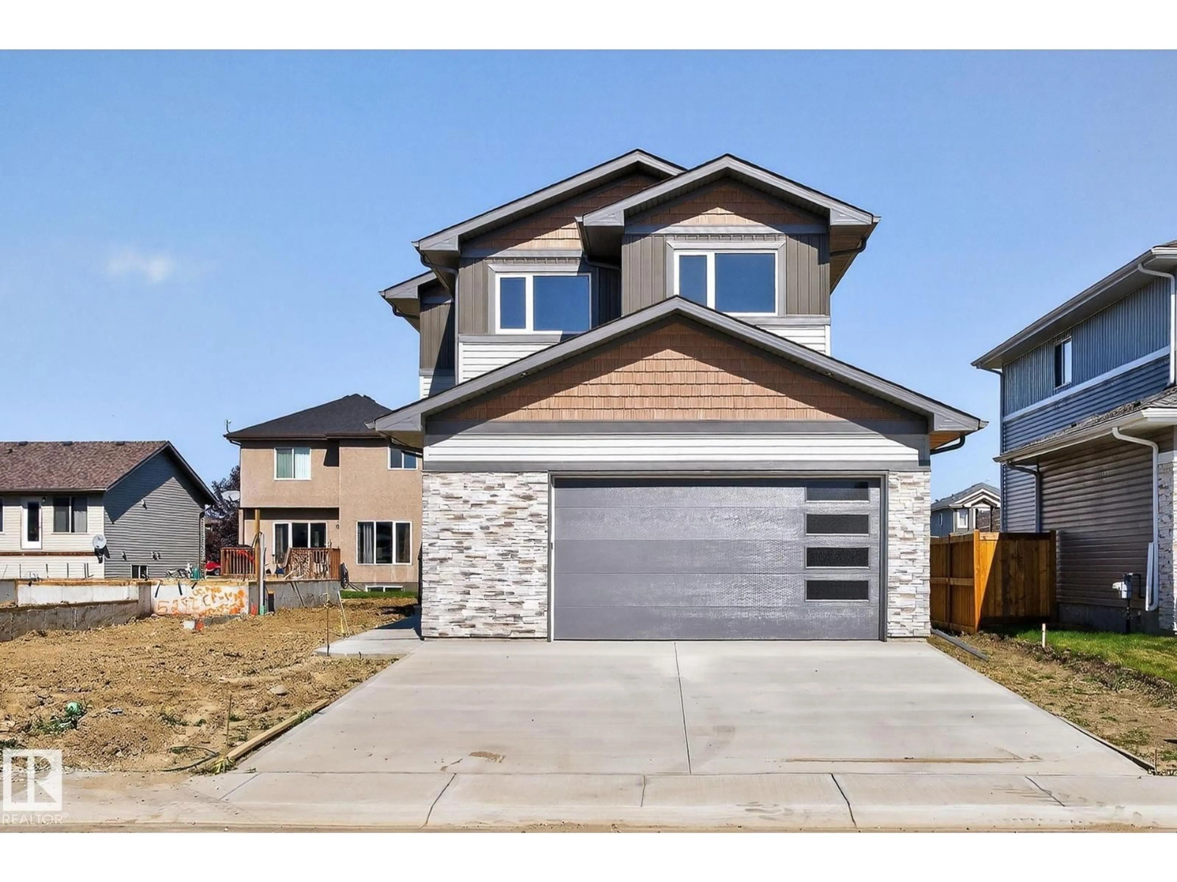 Home with brick exterior material, street for 5250 47 AV, Calmar Alberta T0C0V0