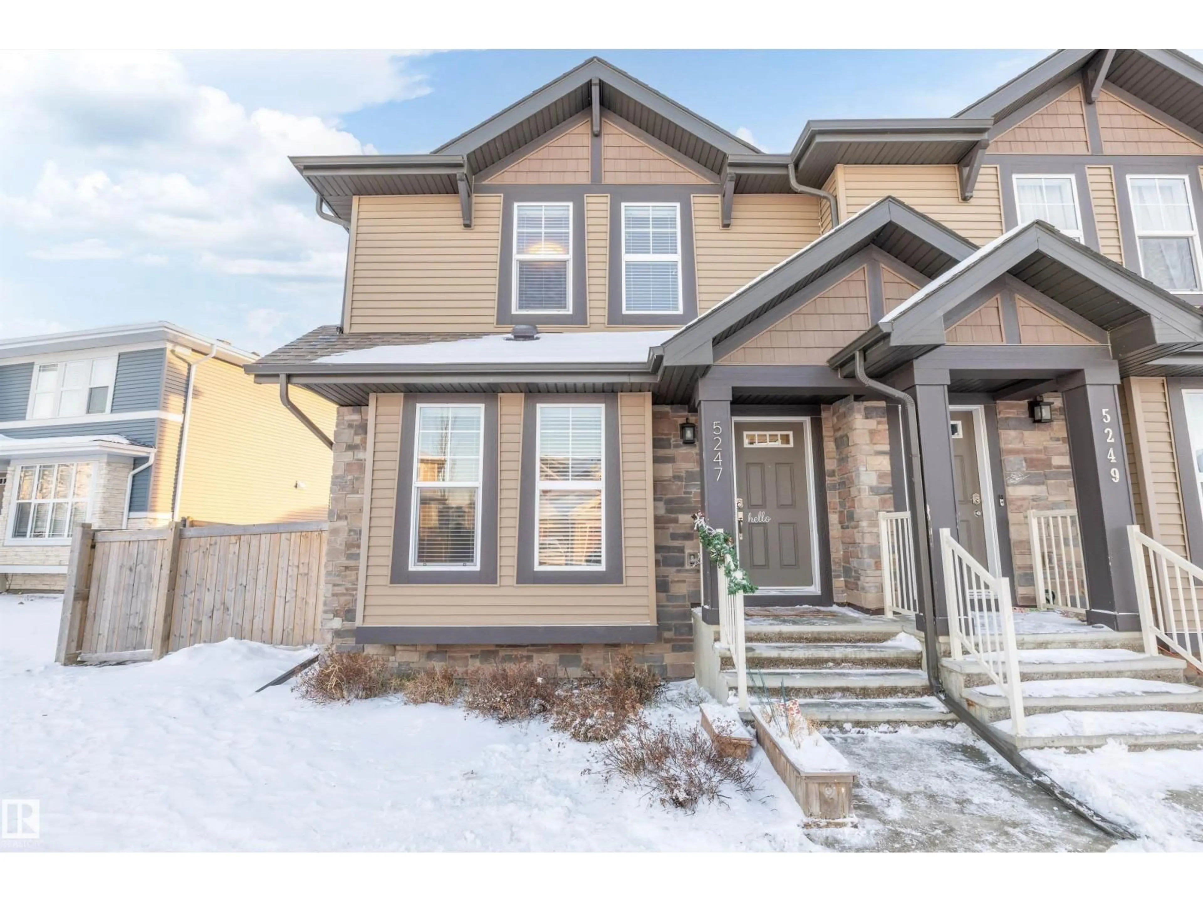 Home with brick exterior material, street for SW - 5247 20 AV, Edmonton Alberta T6X1V5