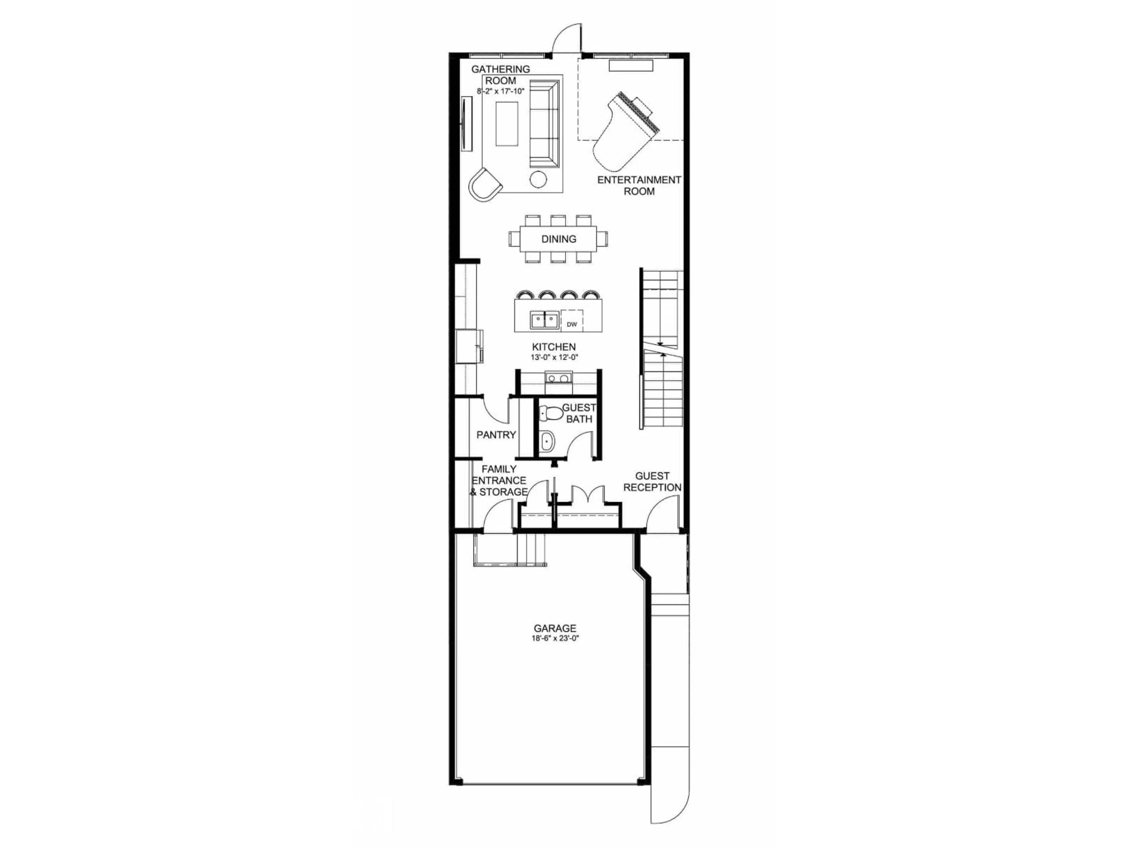 Floor plan for NW - 17326 98A ST, Edmonton Alberta T5X0M5