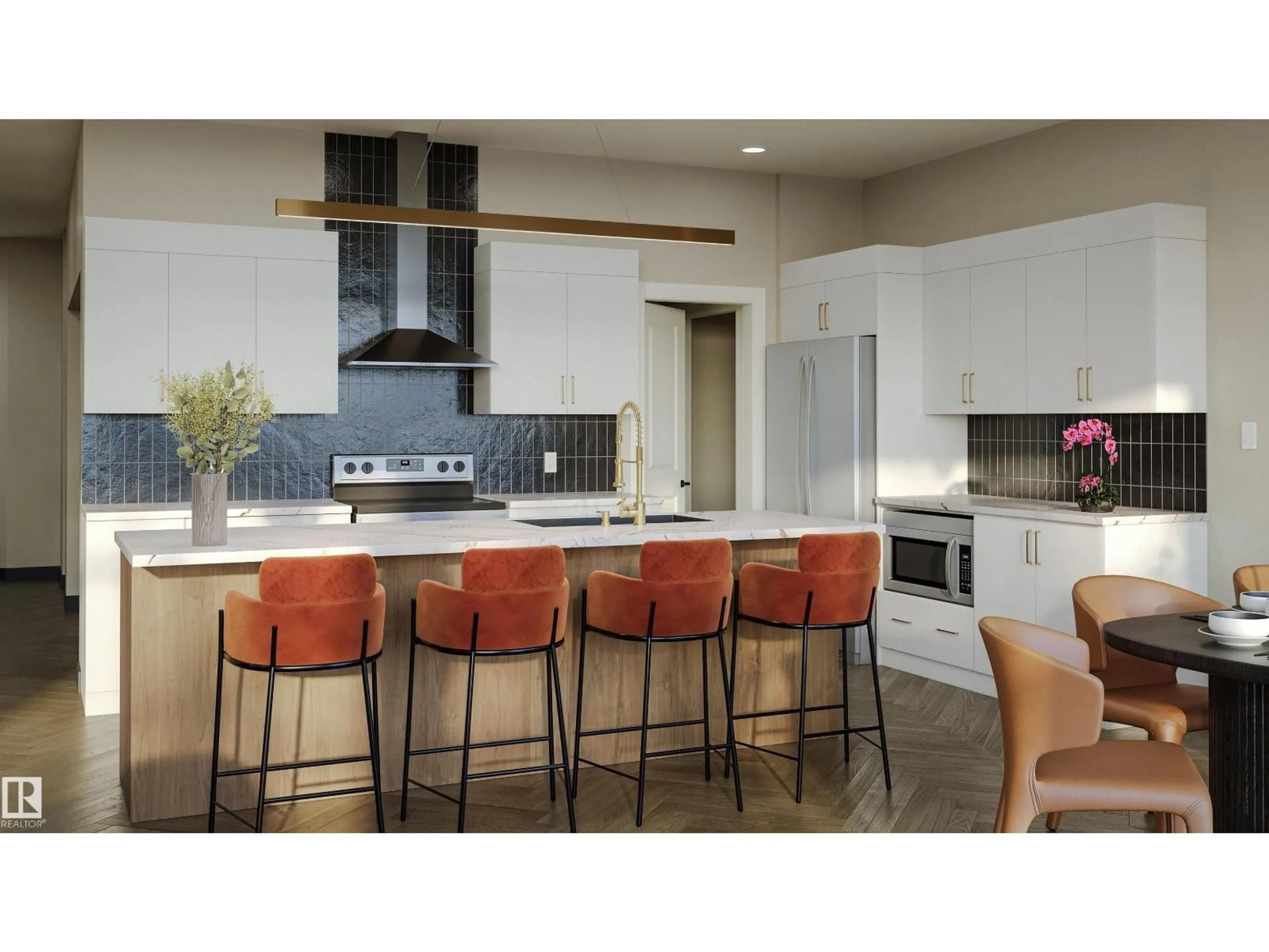 Contemporary kitchen, ceramic/tile floor for 20624 43 AV, Edmonton Alberta T6M3E3