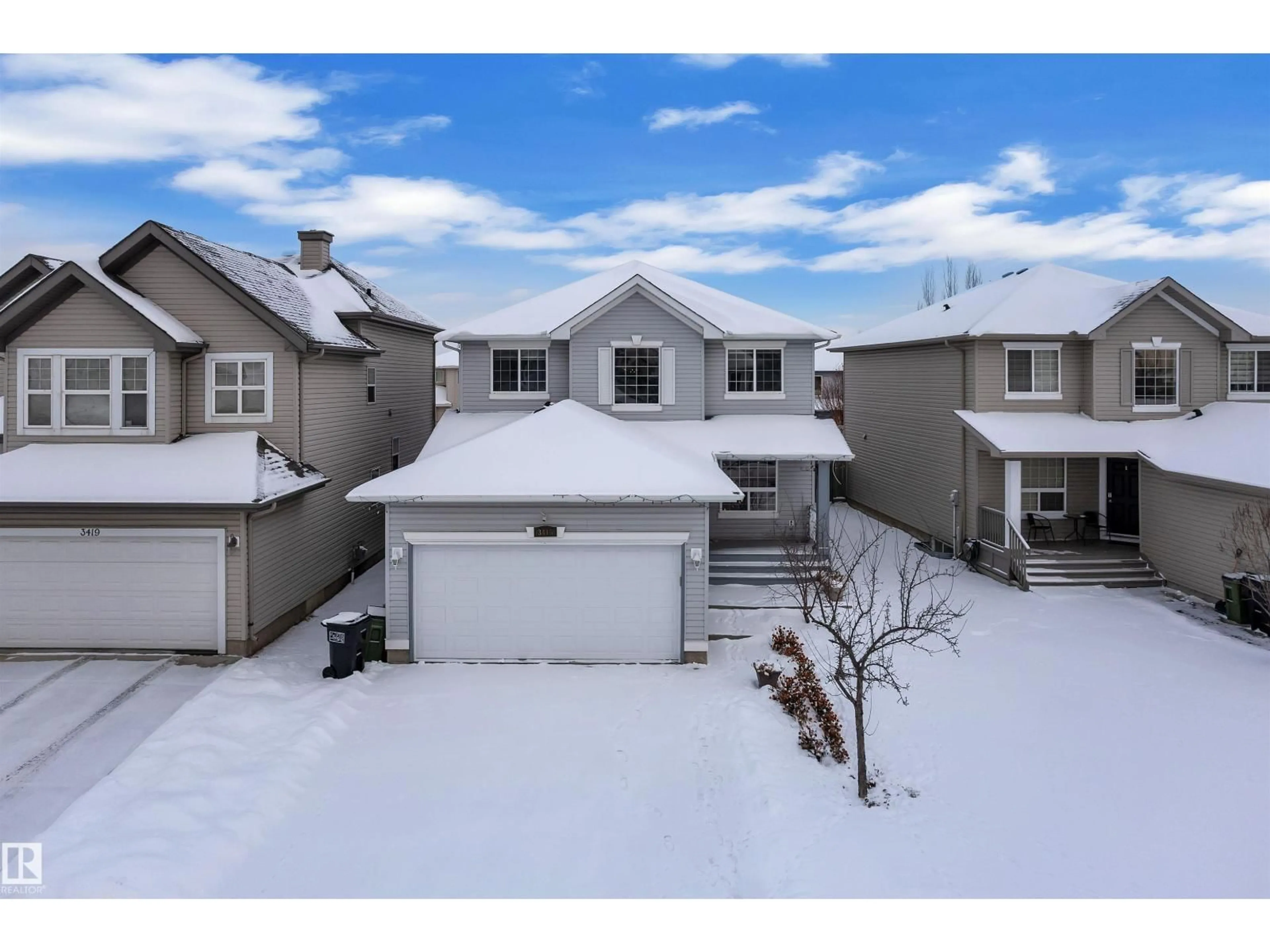 A pic from outside/outdoor area/front of a property/back of a property/a pic from drone, street for 3415 25 STREET, Edmonton Alberta T6T0B1