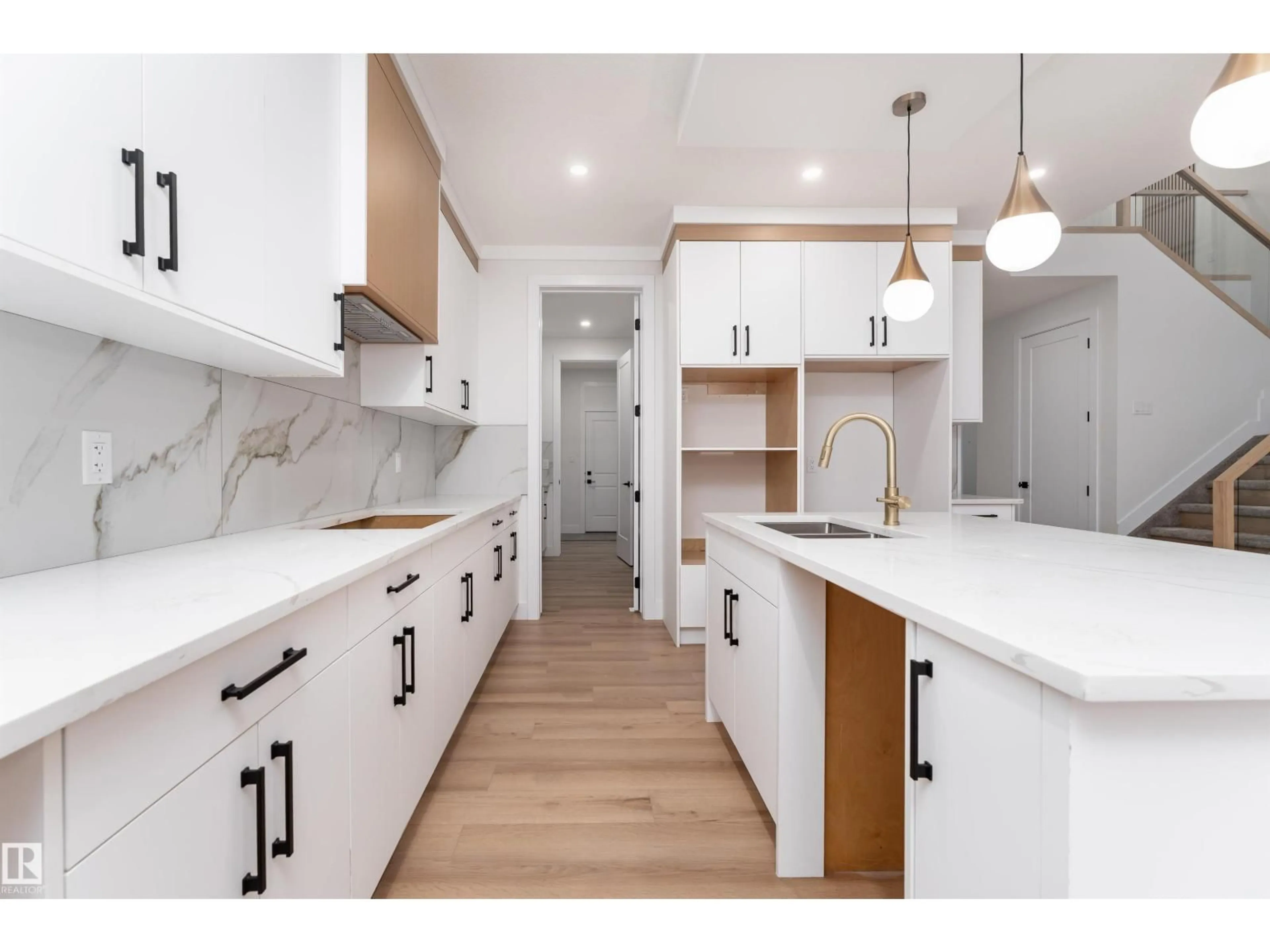 Open concept kitchen, unknown for NE - 2402 63 AV, Rural Leduc County Alberta T4X0K5