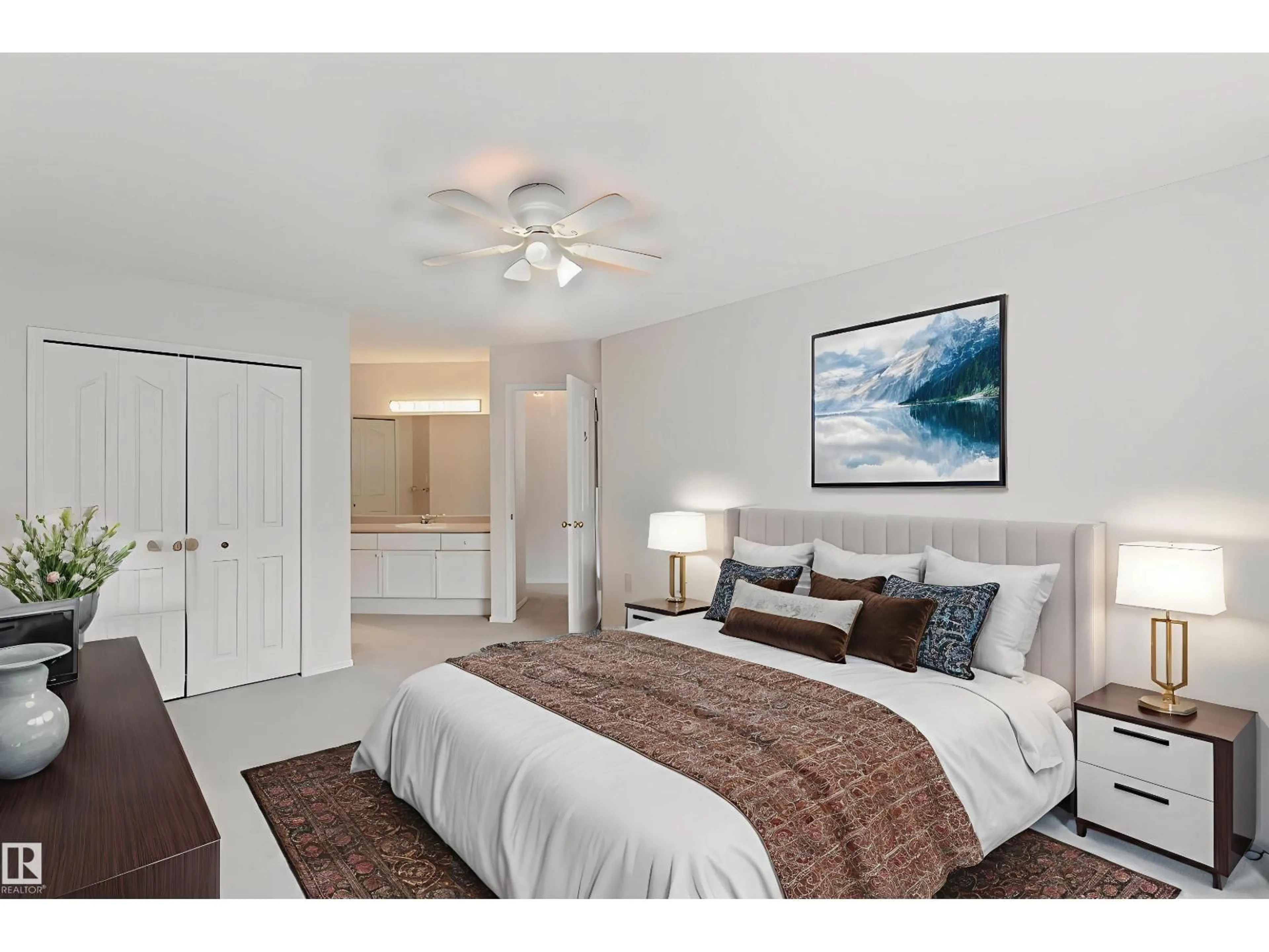 Bedroom with bed, unknown for #312 - 15499 CASTLE DOWNS RD, Edmonton Alberta T5X5Y3