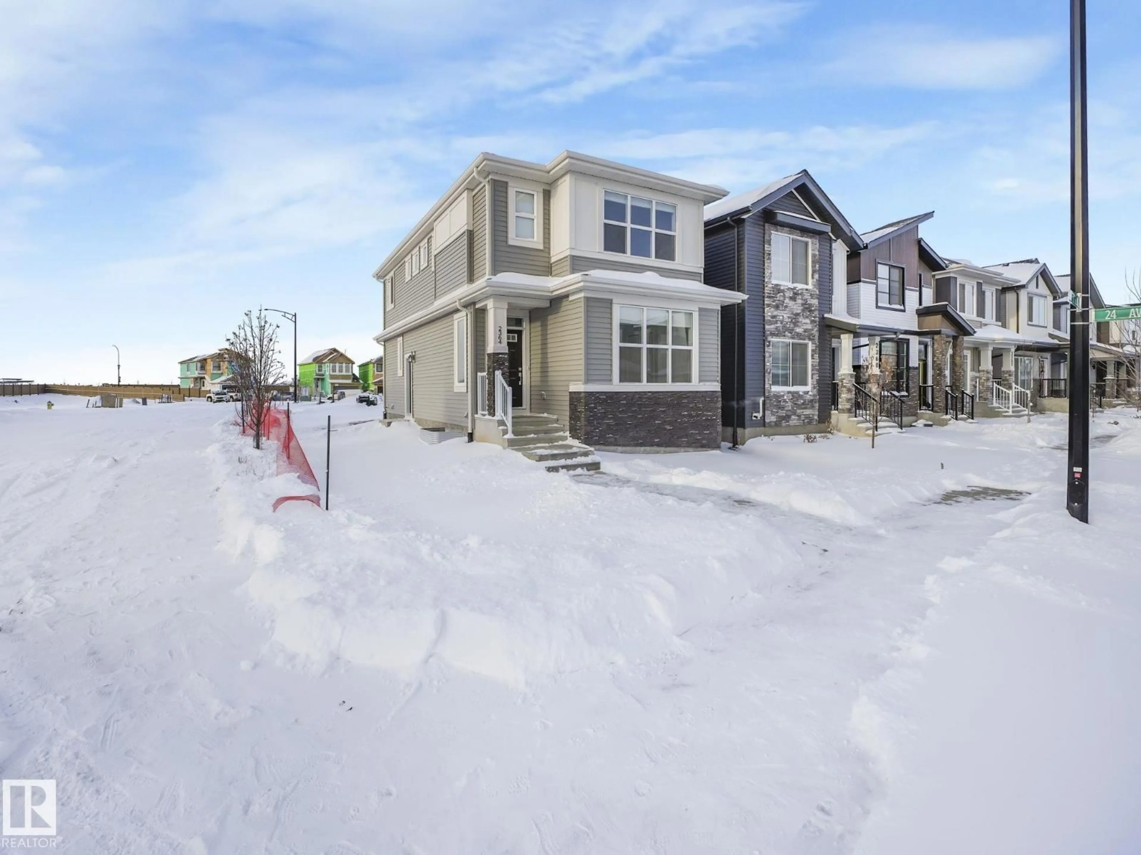 A pic from outside/outdoor area/front of a property/back of a property/a pic from drone, street for SW - 2364 159 ST, Edmonton Alberta T6W5K5