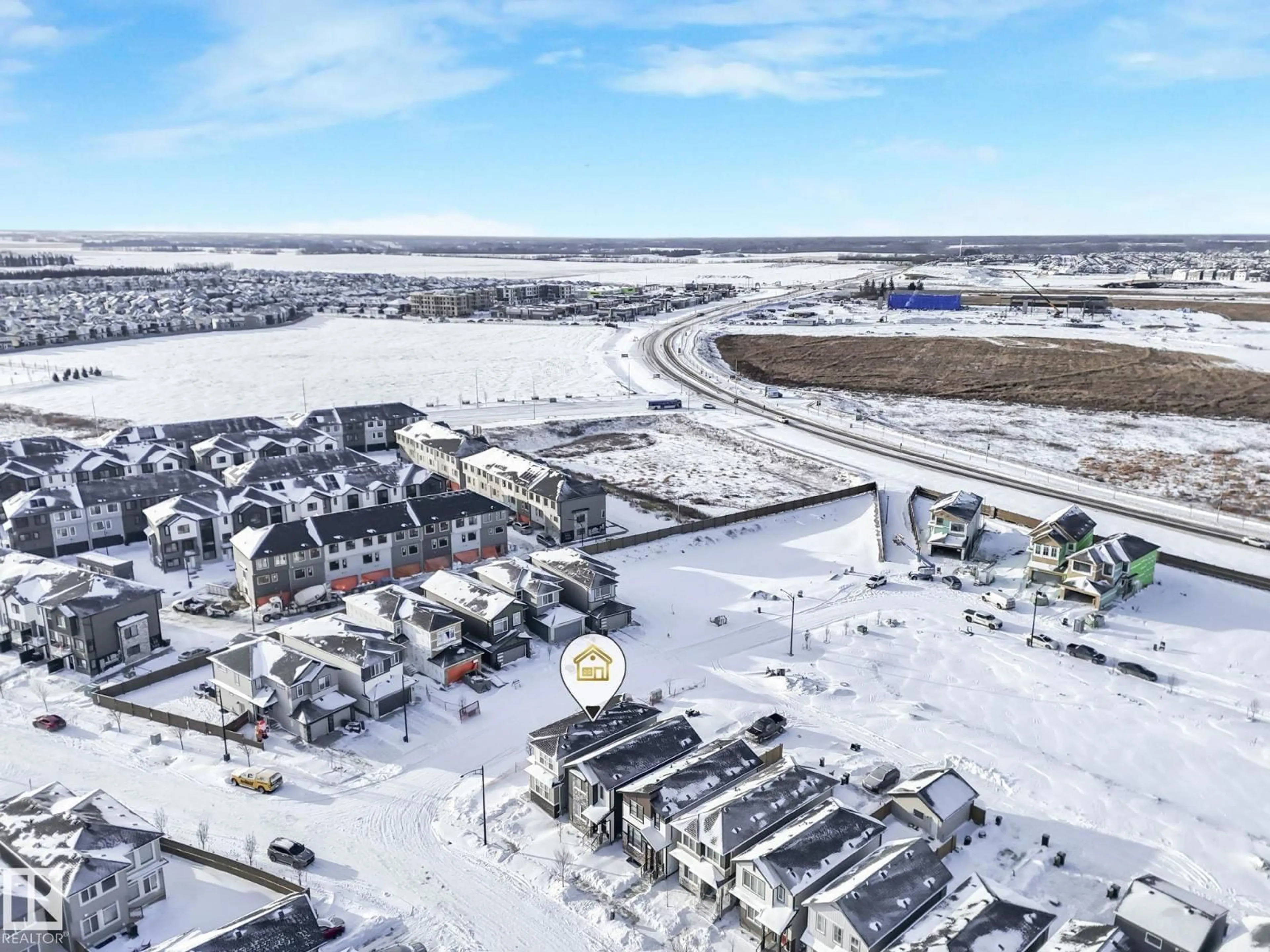 A pic from outside/outdoor area/front of a property/back of a property/a pic from drone, unknown for SW - 2364 159 ST, Edmonton Alberta T6W5K5