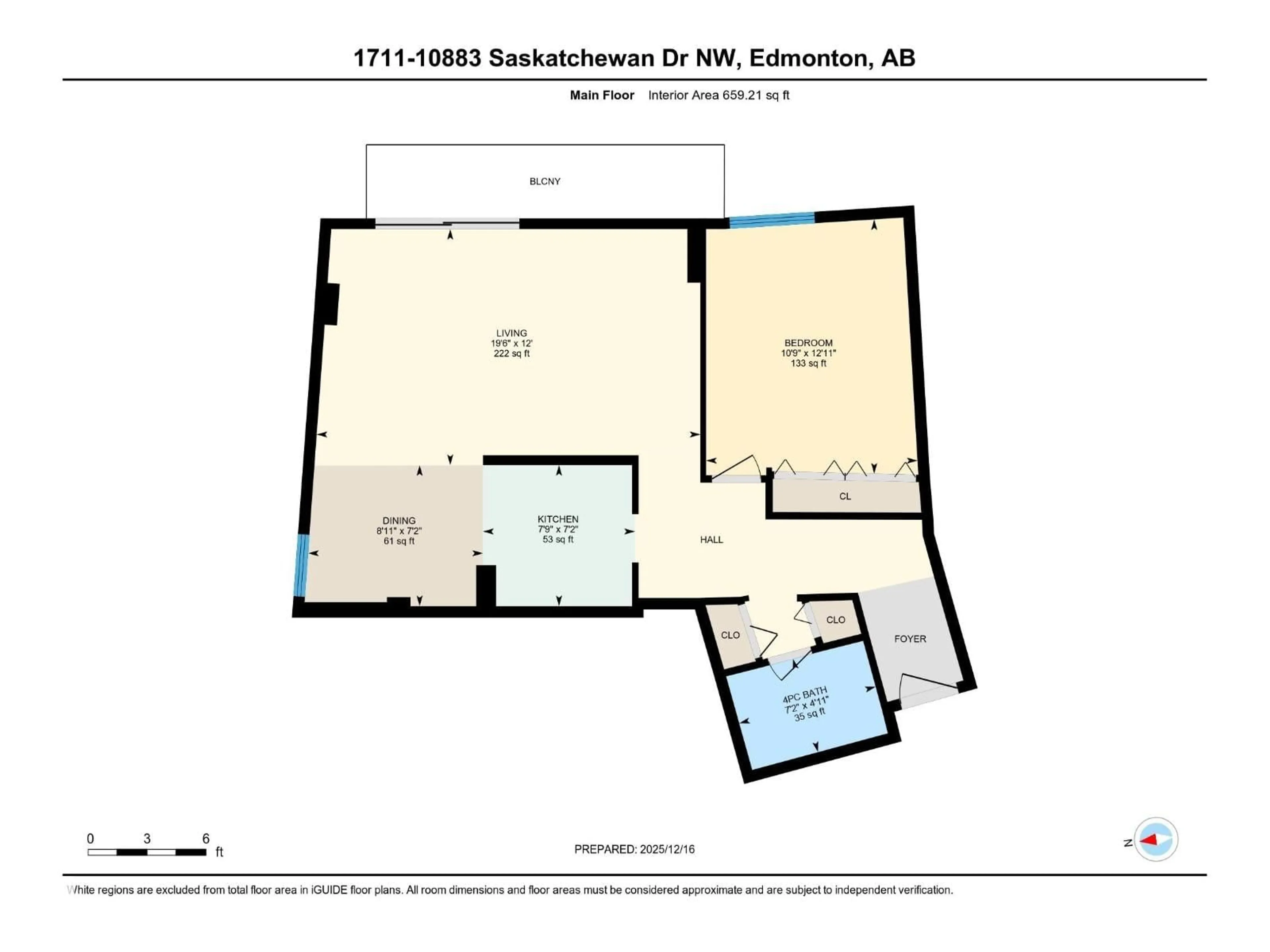 Floor plan for 1711 SASKATCHEWAN DR, Edmonton Alberta T6E4S6