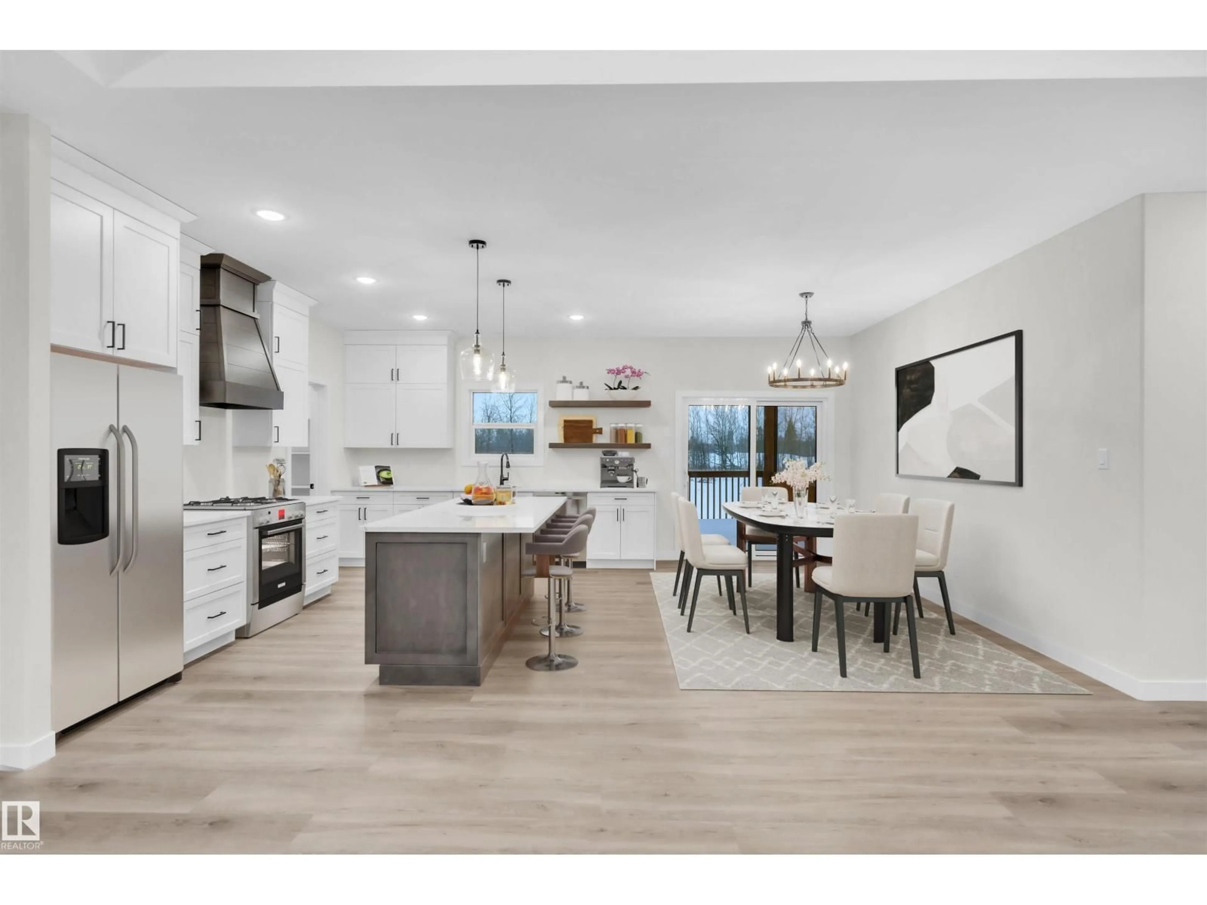 Open concept kitchen, unknown for 62429 - 5 RANGE RD 420A, Rural Bonnyville M.D. Alberta T9M1P4