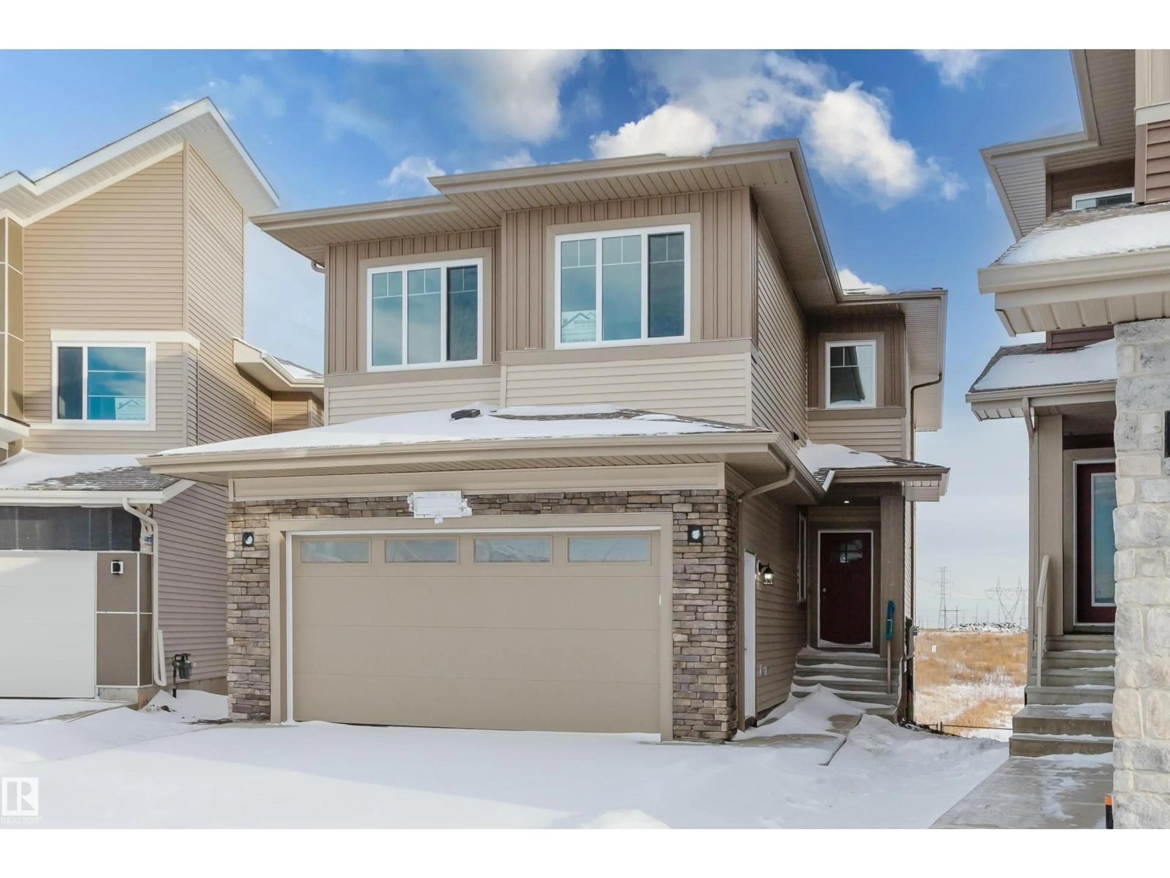 Home with vinyl exterior material, street for NW - 2835 188 ST, Edmonton Alberta T6M3C5