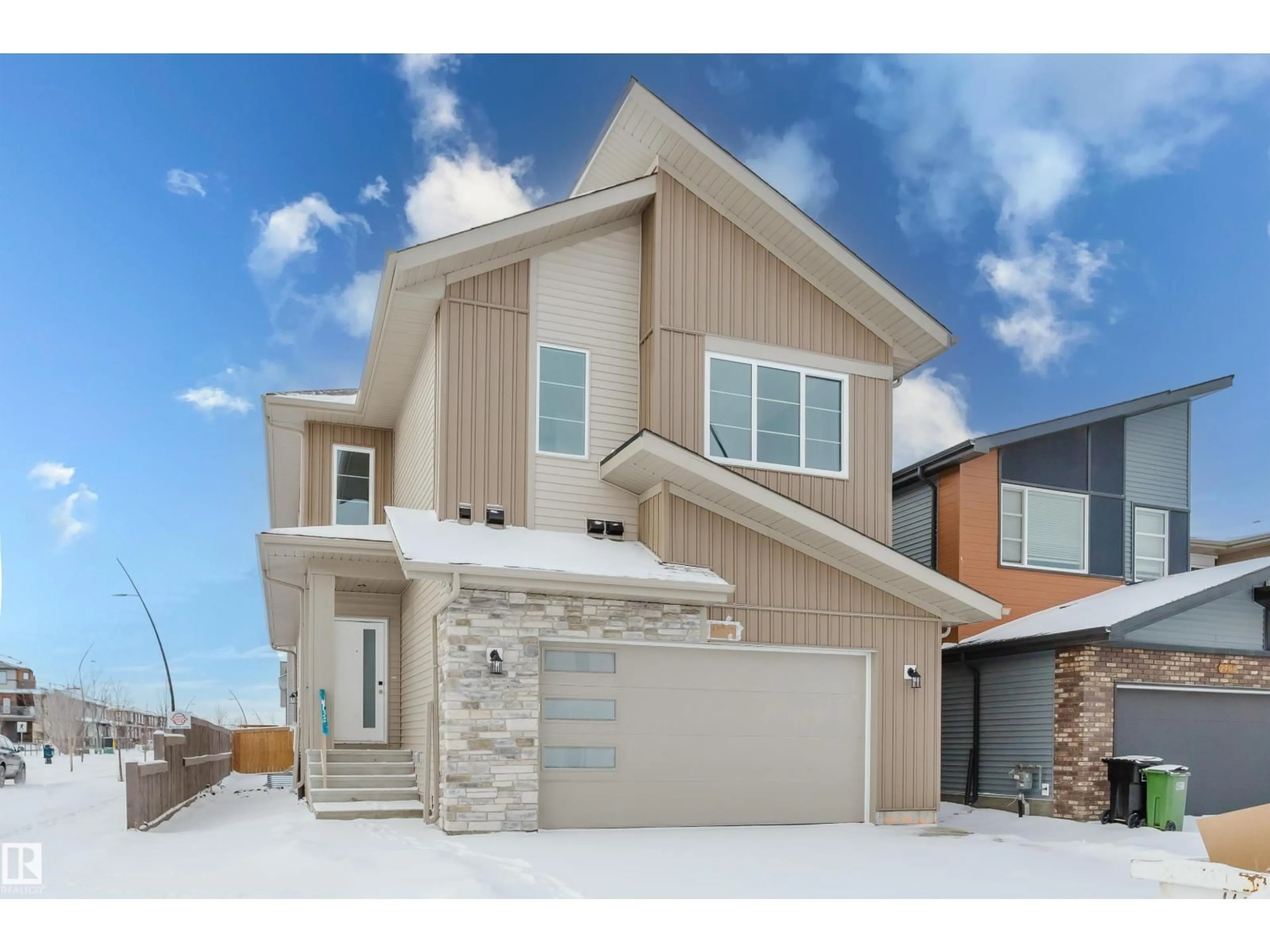 Home with brick exterior material, street for NW - 2704 194 ST, Edmonton Alberta T6M1K9