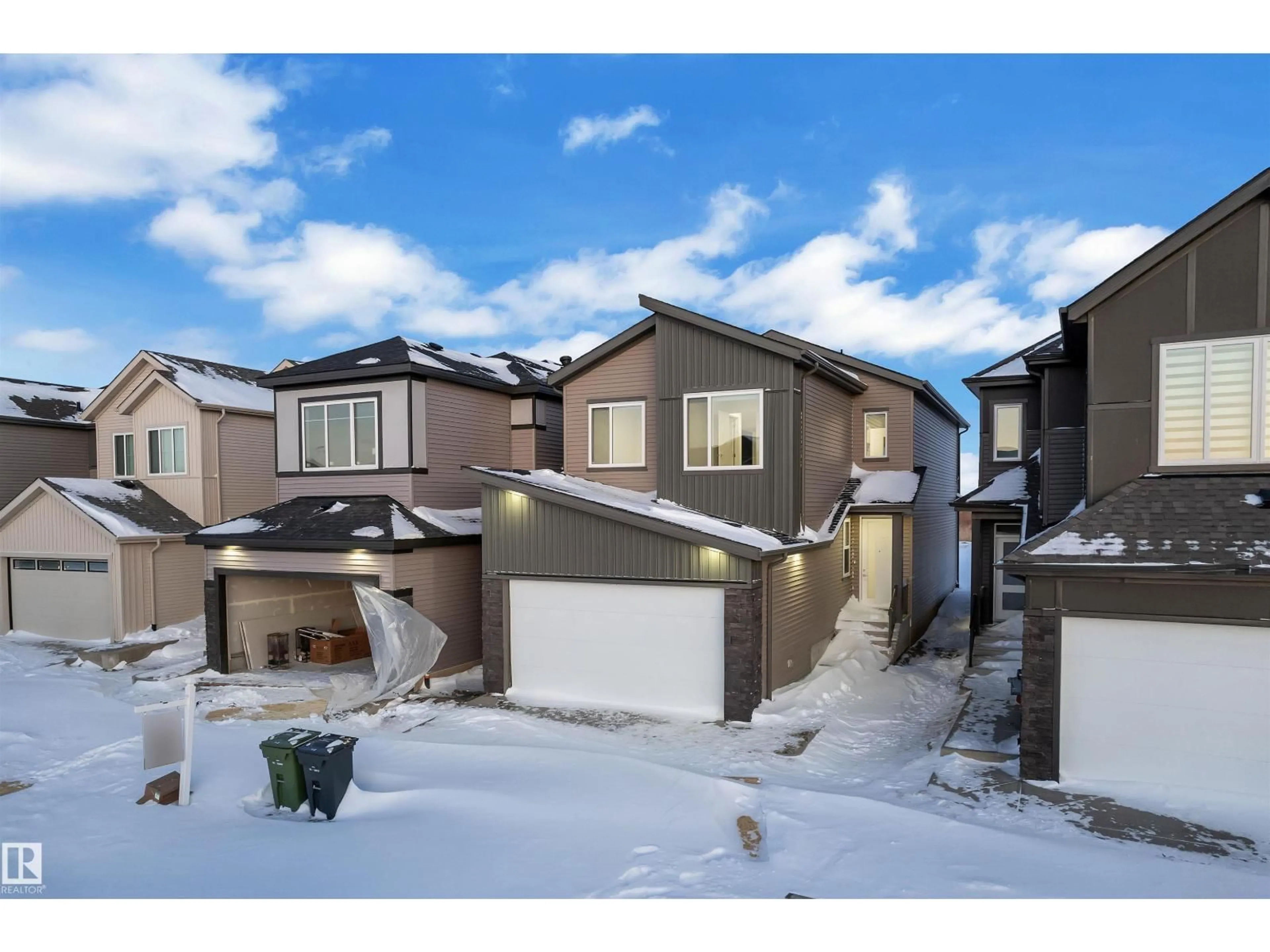 A pic from outside/outdoor area/front of a property/back of a property/a pic from drone, street for 204 CRYSTAL CREEK DR, Leduc Alberta T9E0X6