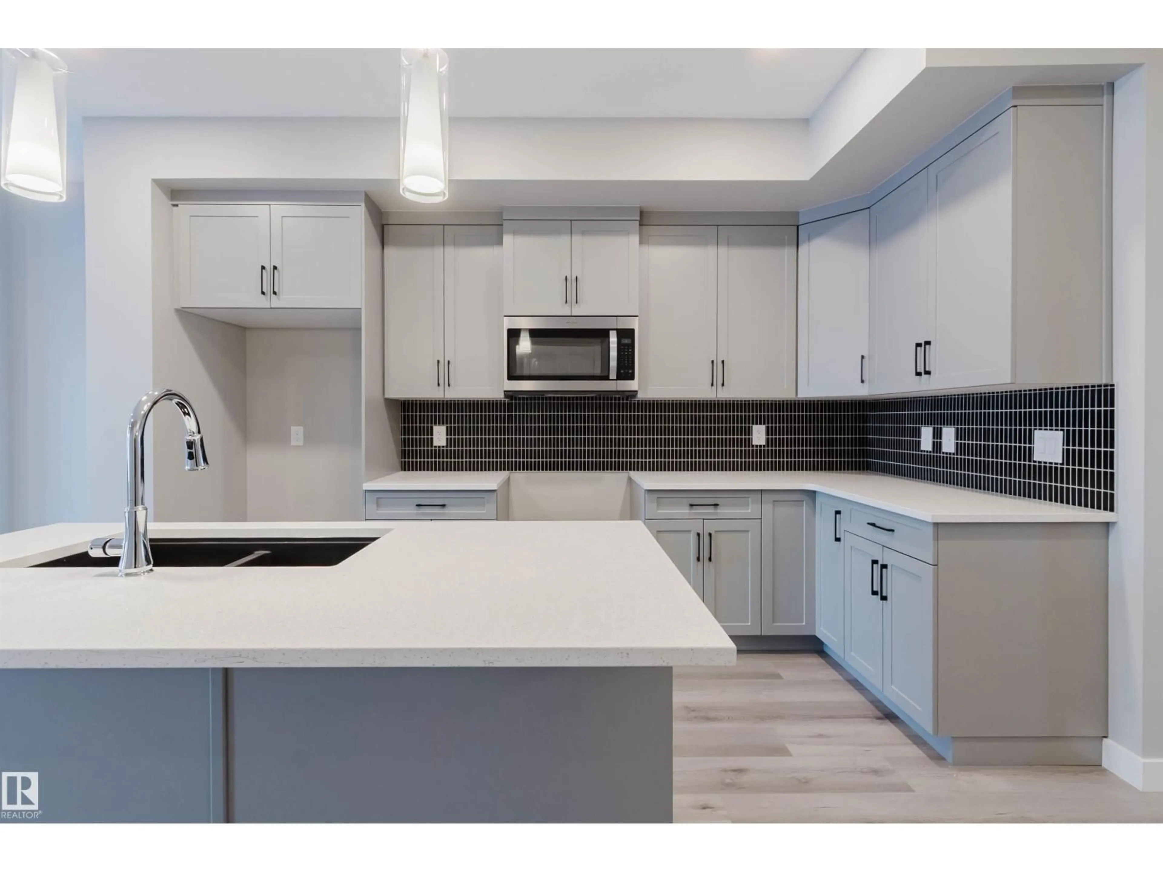 Open concept kitchen, ceramic/tile floor for 5418 69 ST, Beaumont Alberta T4X2Z7