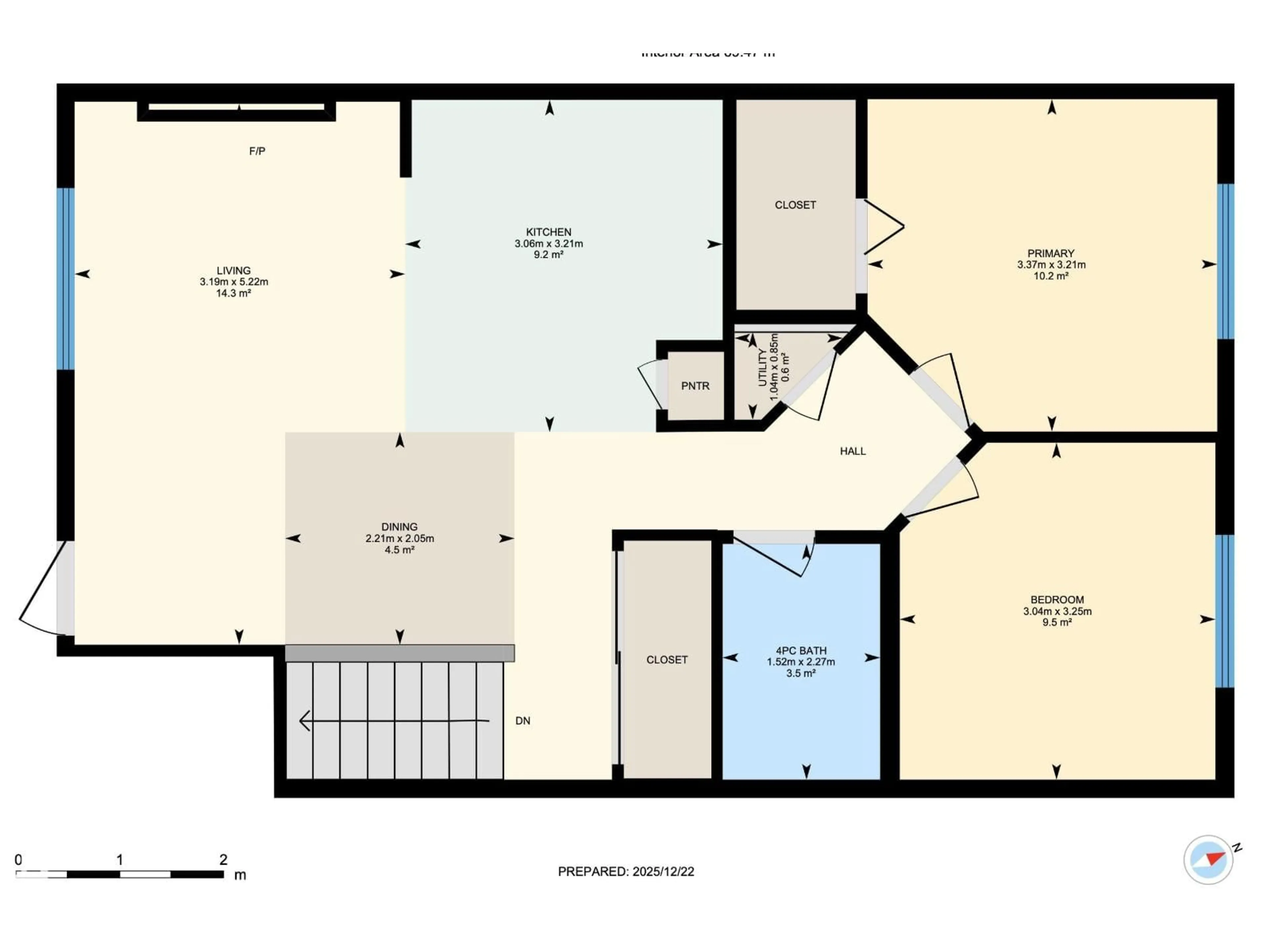 Floor plan for 56 - 3305 ORCHARDS LI, Edmonton Alberta T6X2H1