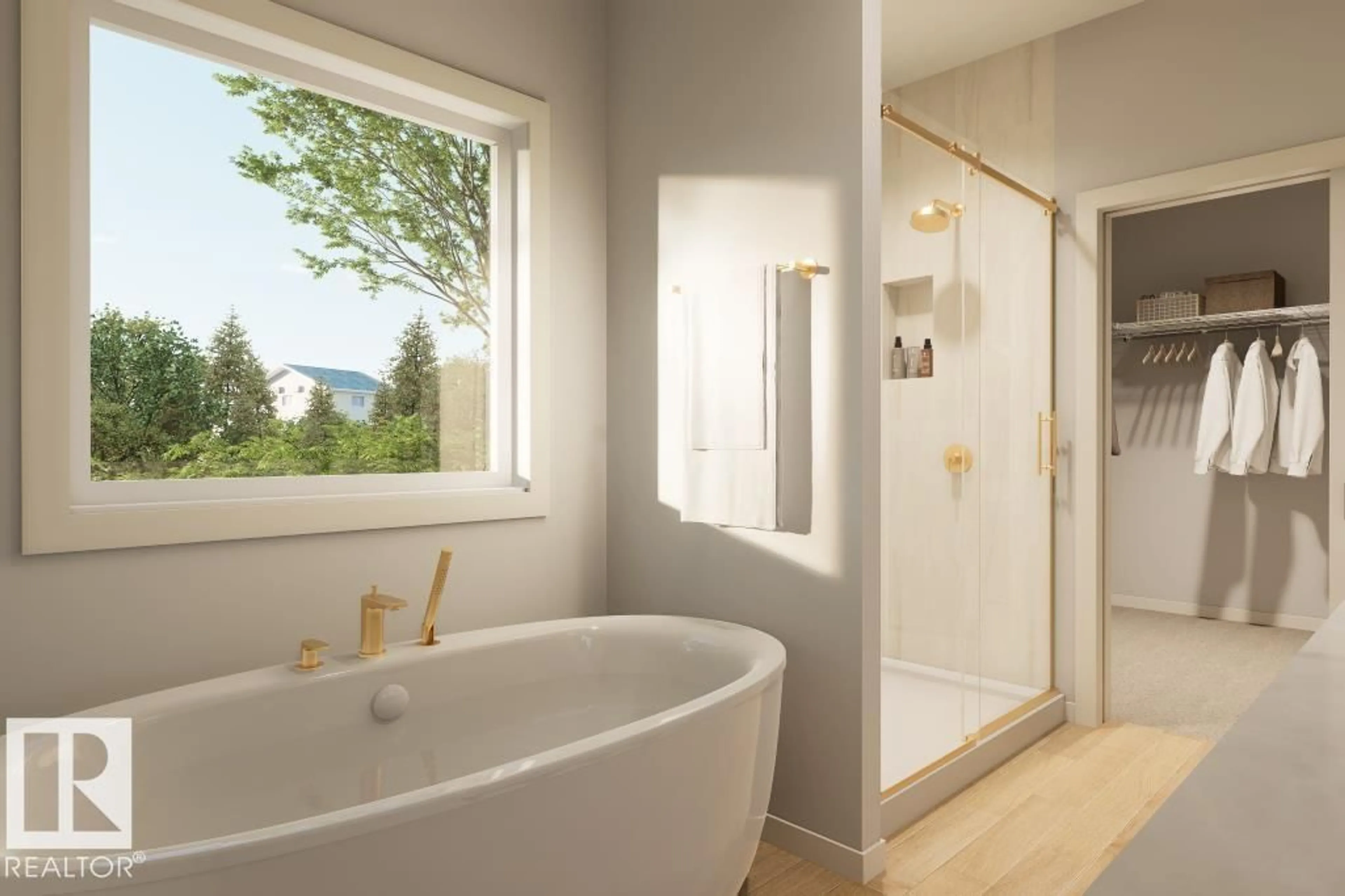 Contemporary bathroom, ceramic/tile floor for 6902 57 AV, Beaumont Alberta T4X2Z3