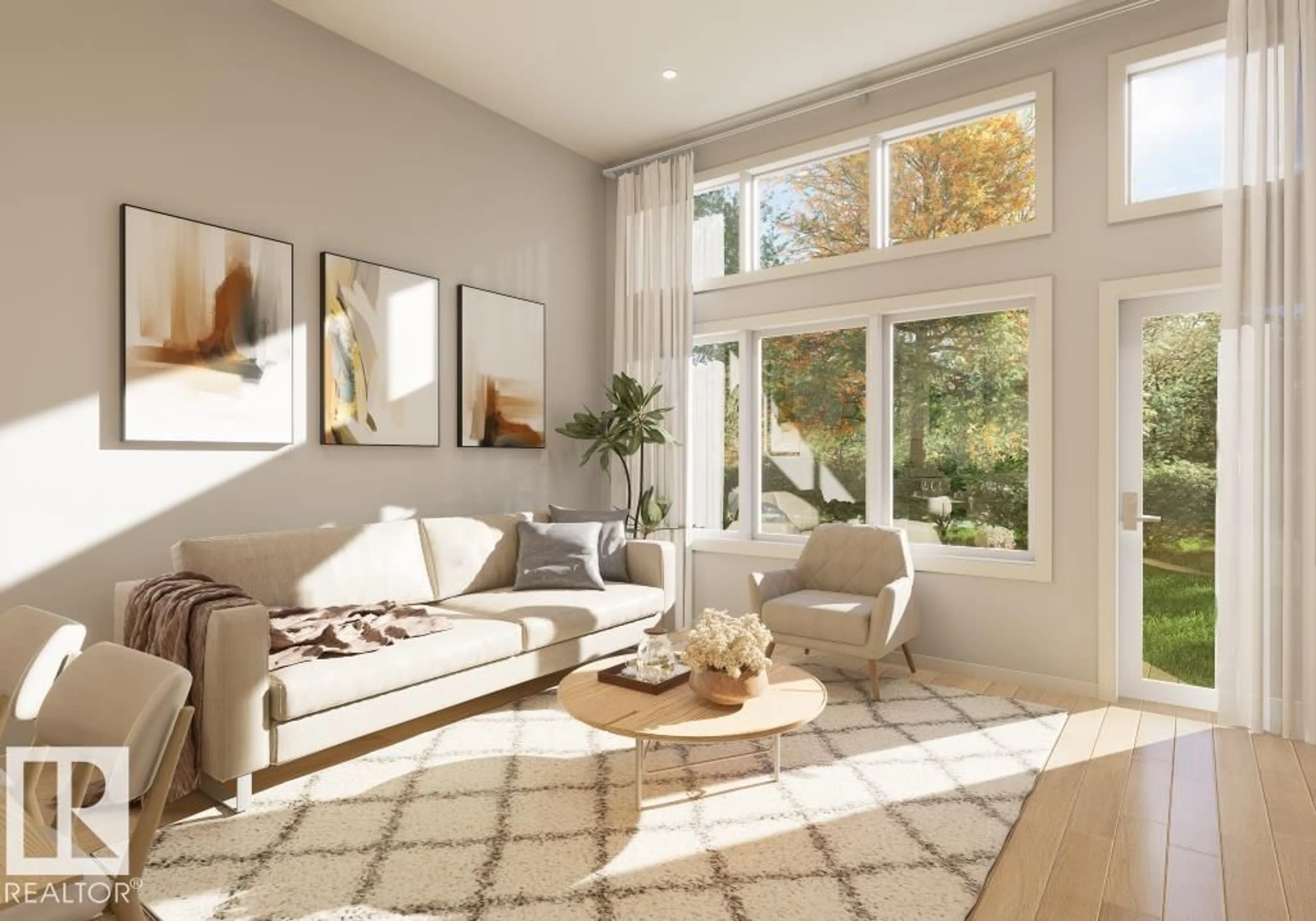 Living room with furniture, unknown for 6902 57 AV, Beaumont Alberta T4X2Z3