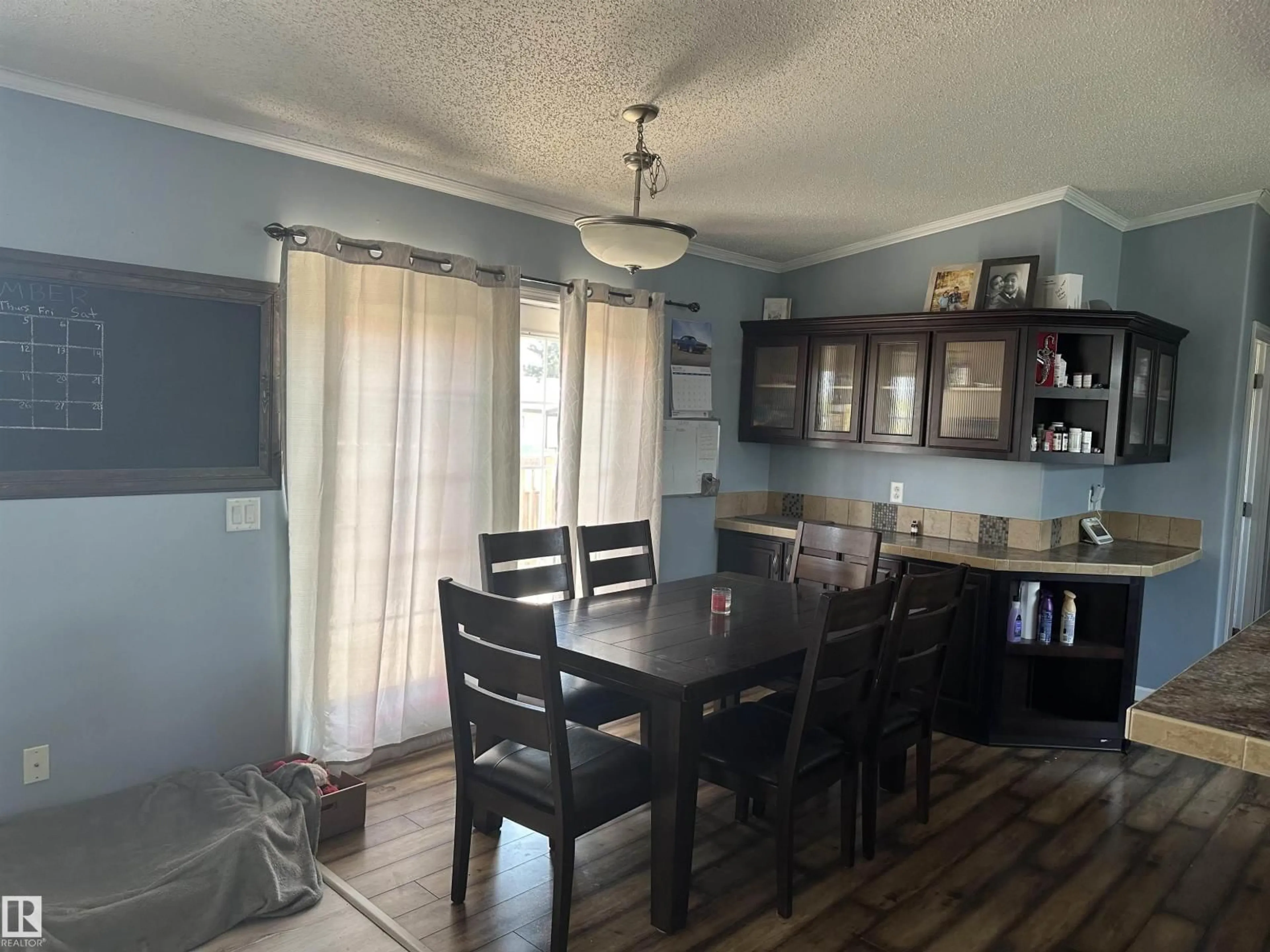 Dining room, wood/laminate floor for 5102 51 AV, Fort Kent Alberta T0A1H0