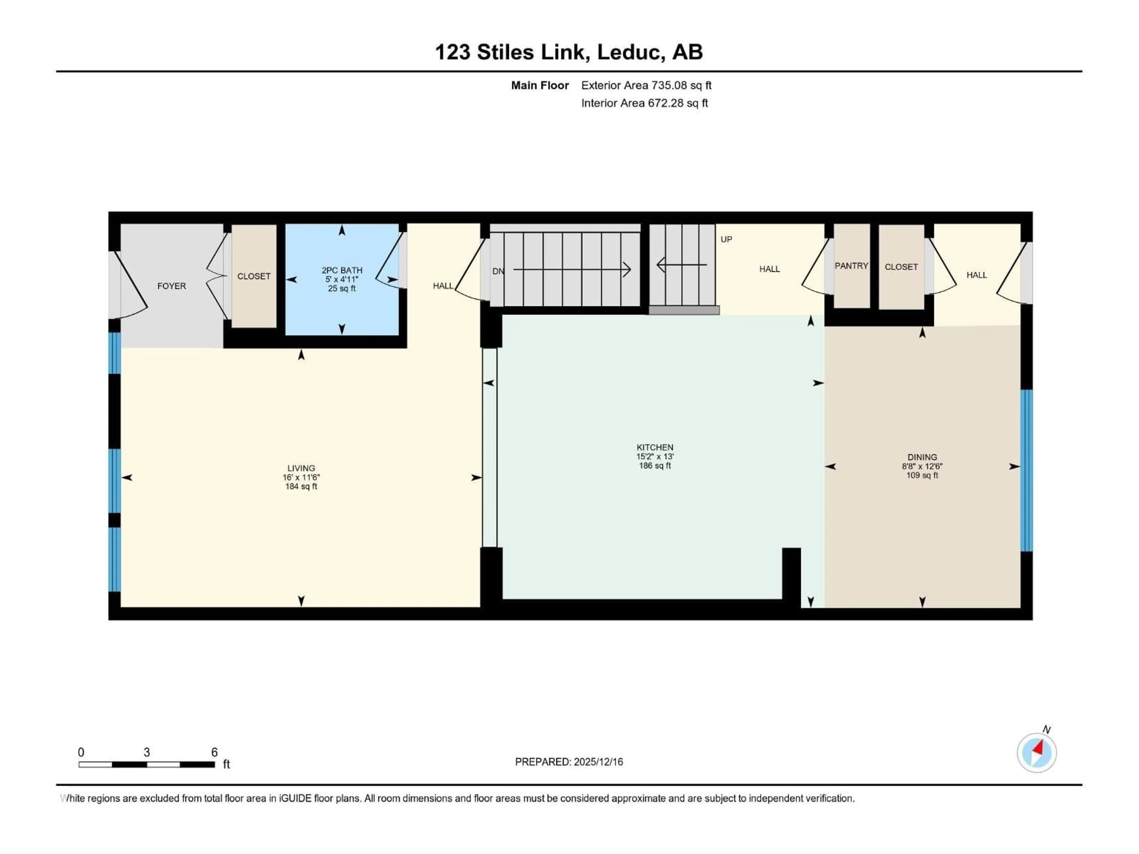 Floor plan for 123 STILES LINK, Leduc Alberta T9N1N0