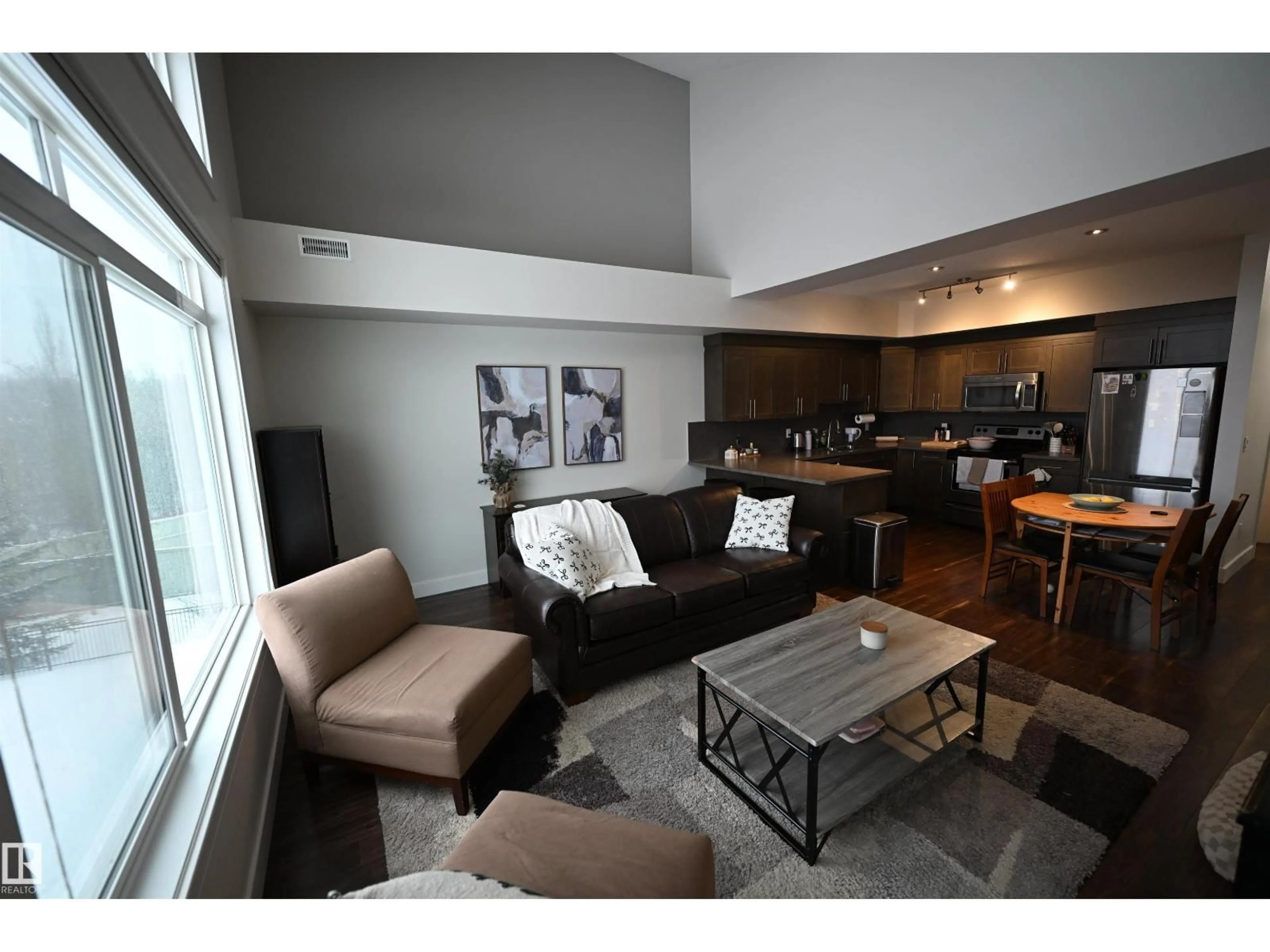 Living room with furniture, unknown for #302 - 279 WYE RD, Sherwood Park Alberta T8B0A7