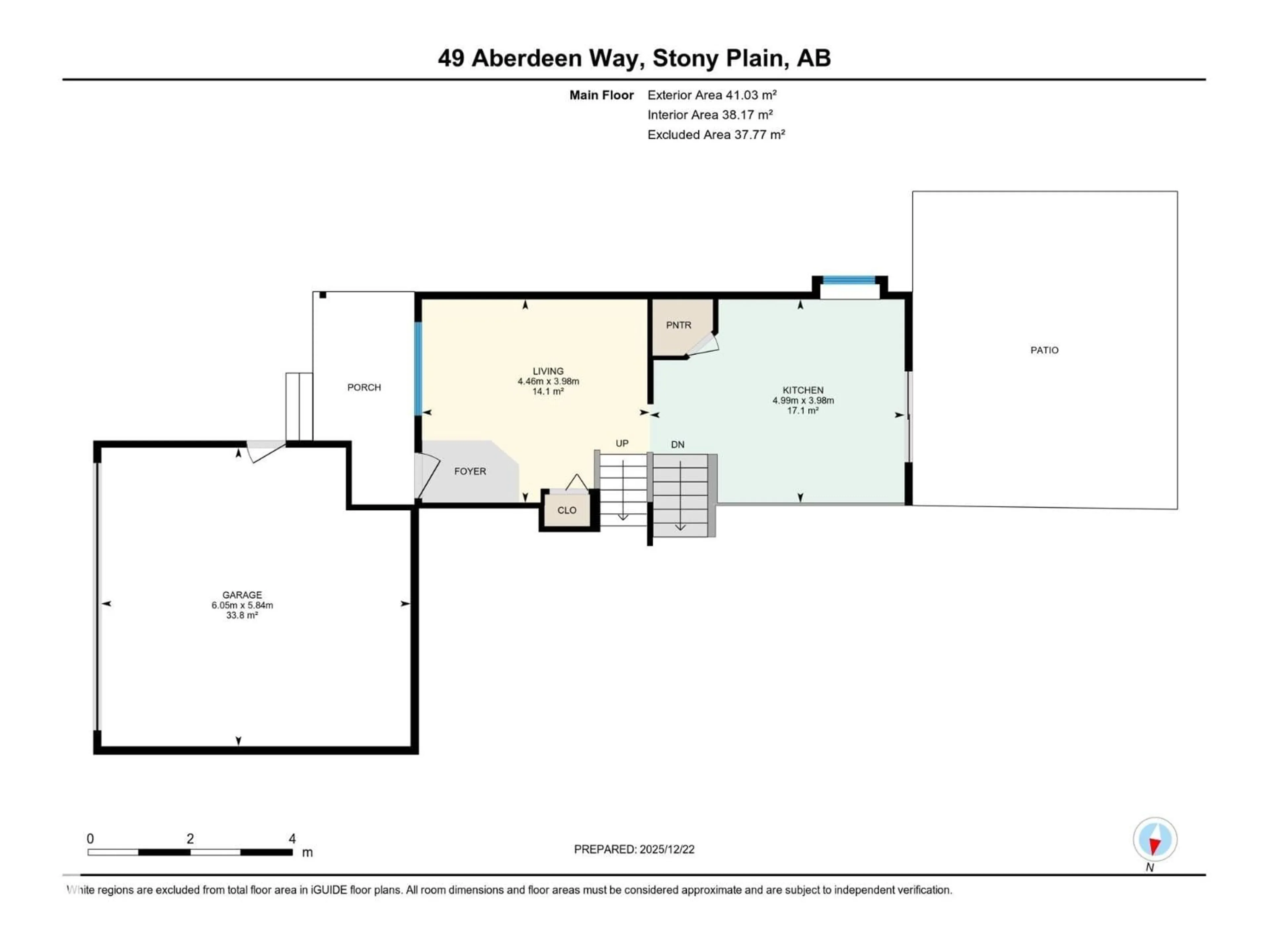 Floor plan for 49 ABERDEEN WY, Stony Plain Alberta T7Z1K2