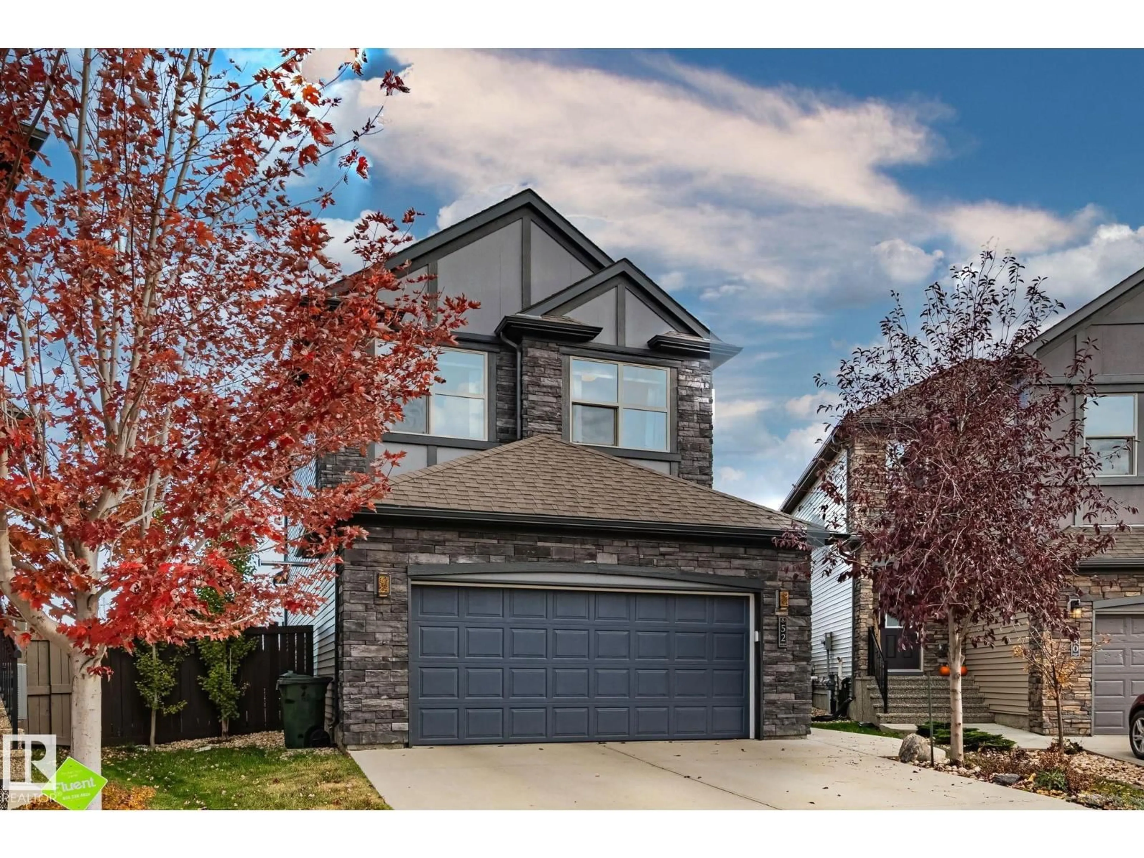 Home with vinyl exterior material, street for 52 GREENBURY CL, Spruce Grove Alberta T7X0L7