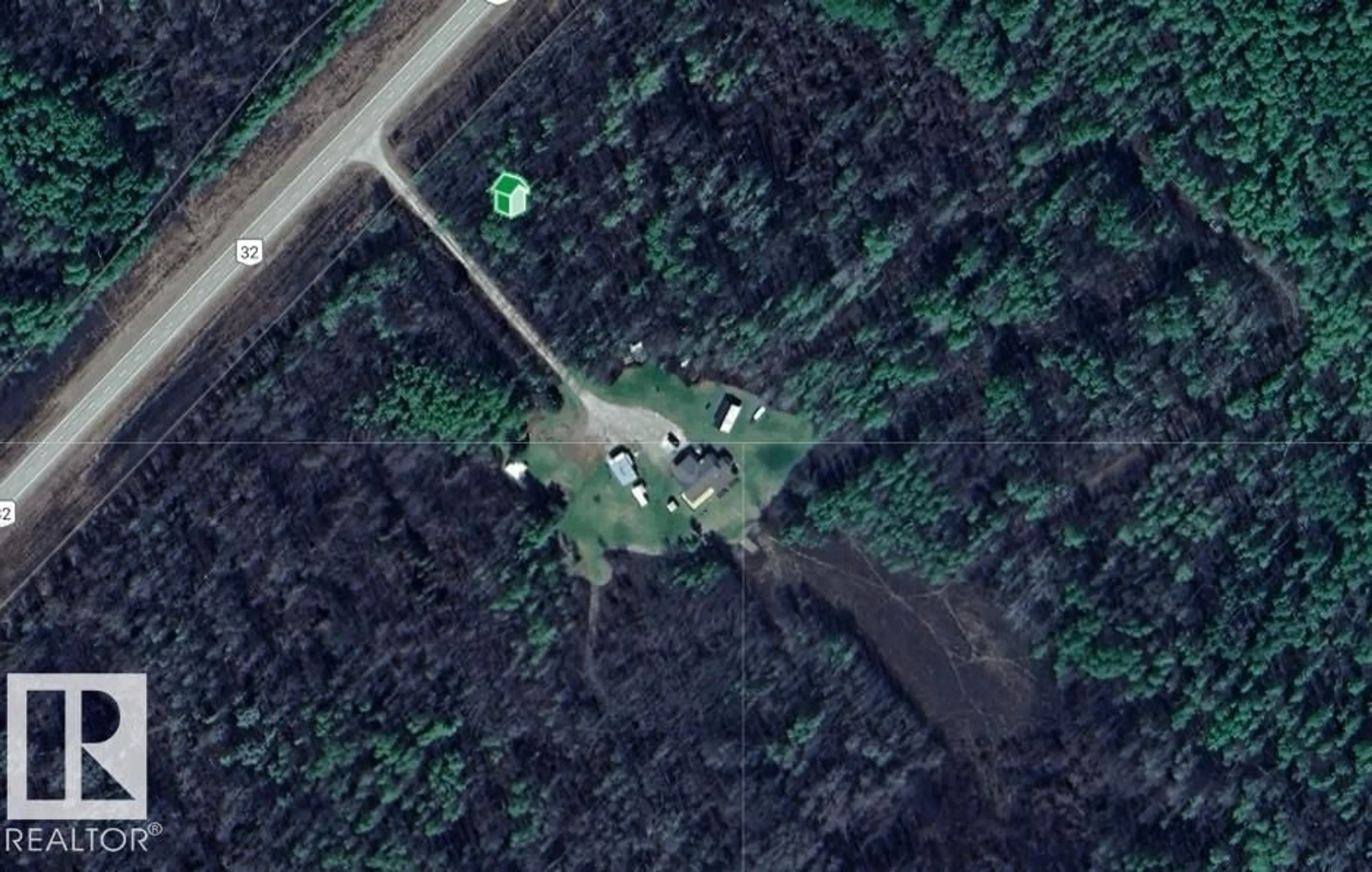 A pic from outside/outdoor area/front of a property/back of a property/a pic from drone, street for 56509 HWY 32, Rural Yellowhead Alberta T7E3X8