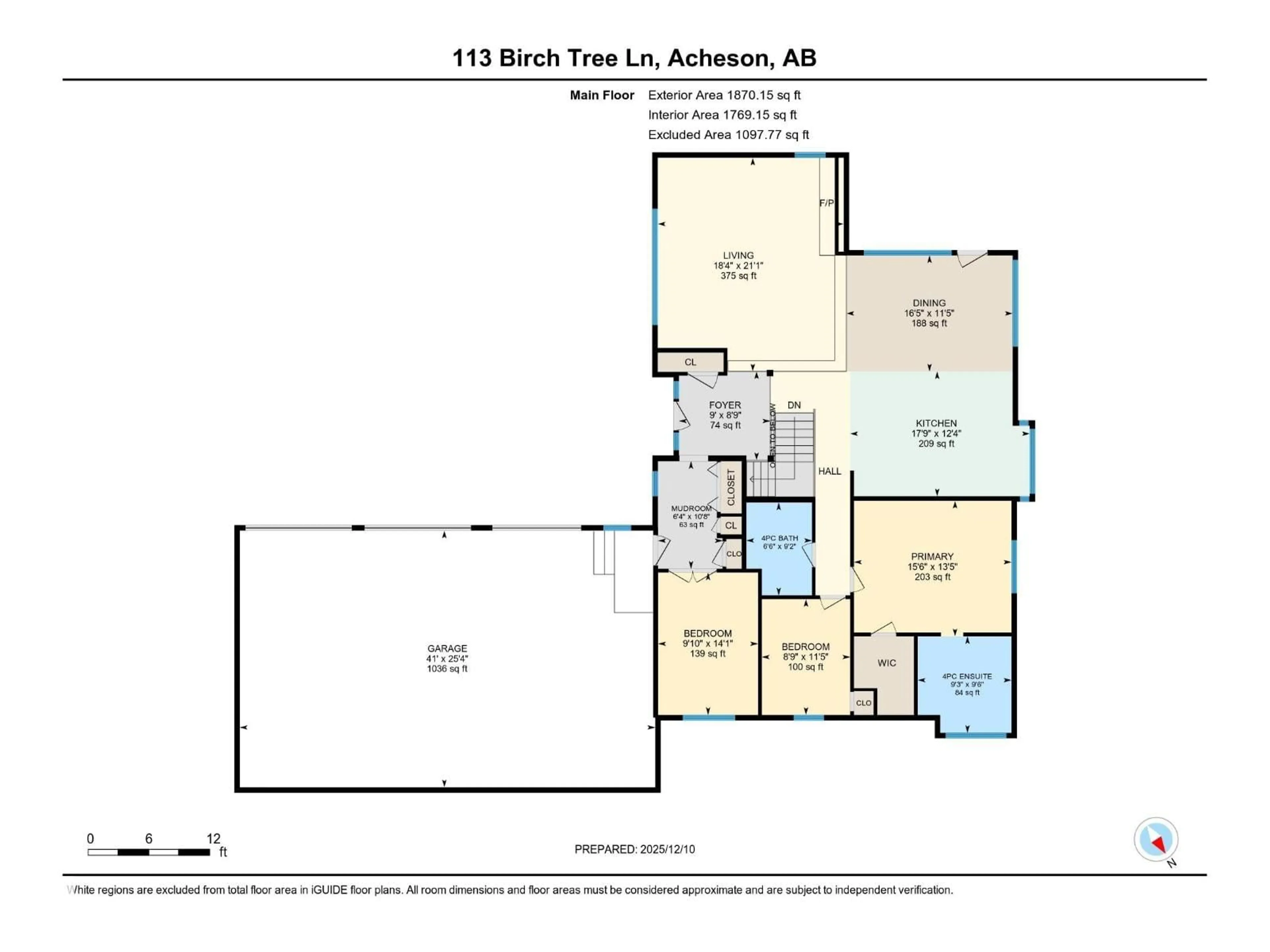 Floor plan for 113 53226 RGE ROAD 261, Rural Parkland County Alberta T7Y1A3