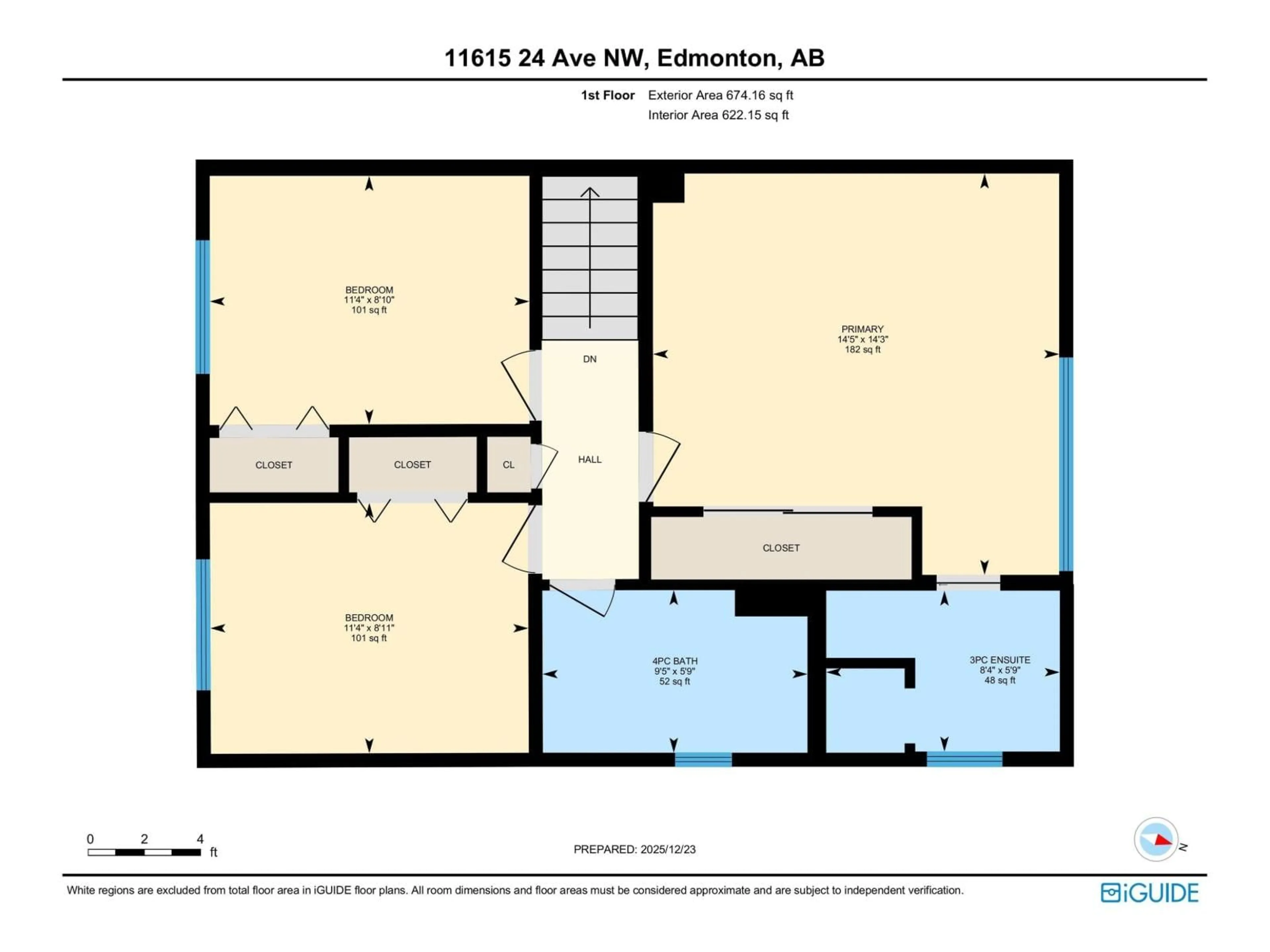 Floor plan for NW - 11615 24 AV, Edmonton Alberta T6J3R6