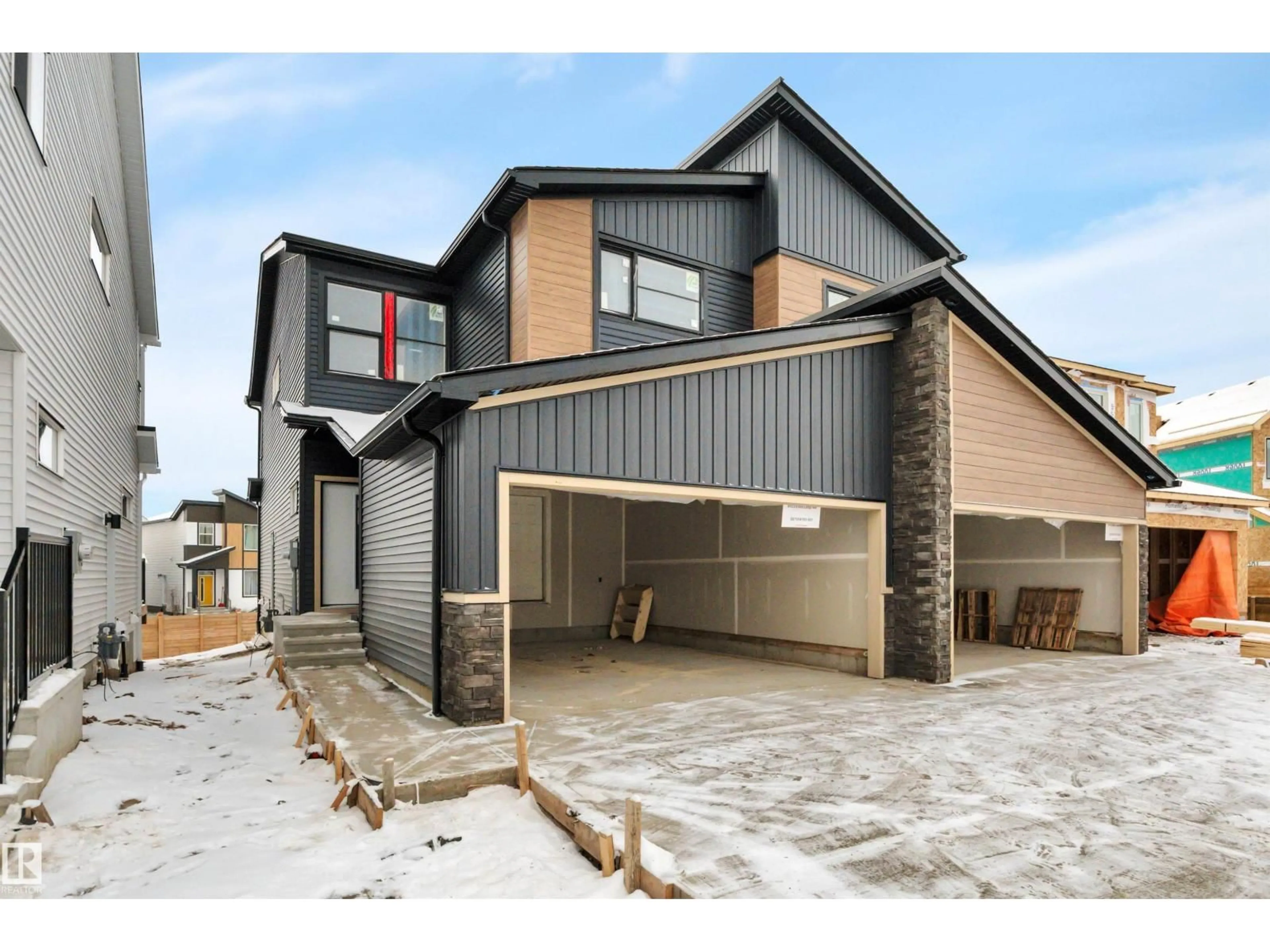 Home with brick exterior material, street for NW - 8935 ELVES LO, Edmonton Alberta T6M3G3